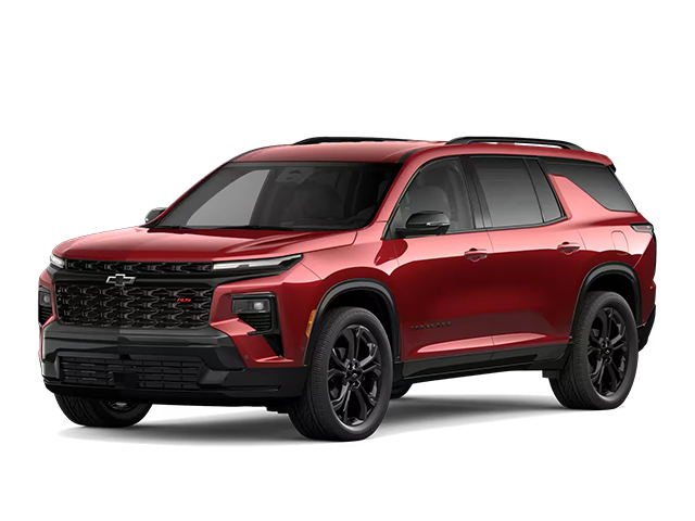 Photo view of 2027 Chevrolet Traverse in Red