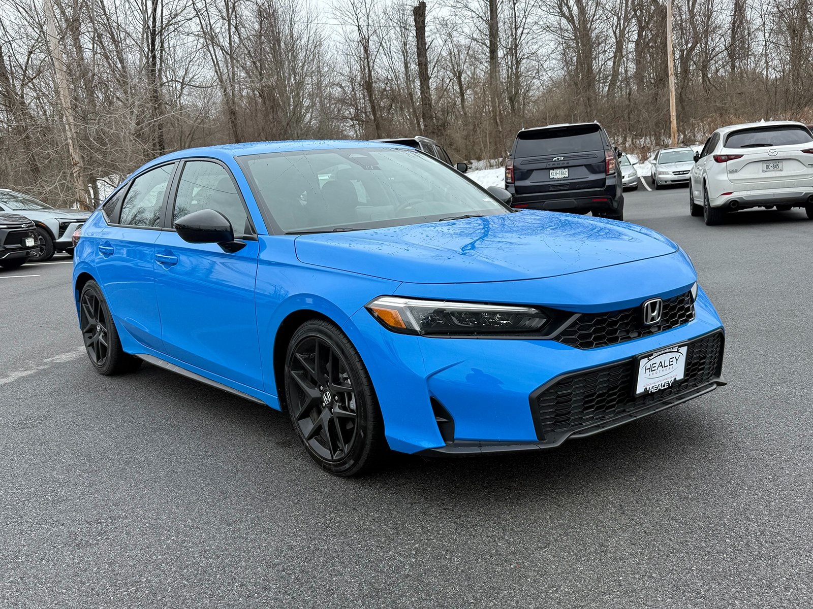 Photo view of 2025 Honda Civic Hatchback in Blue