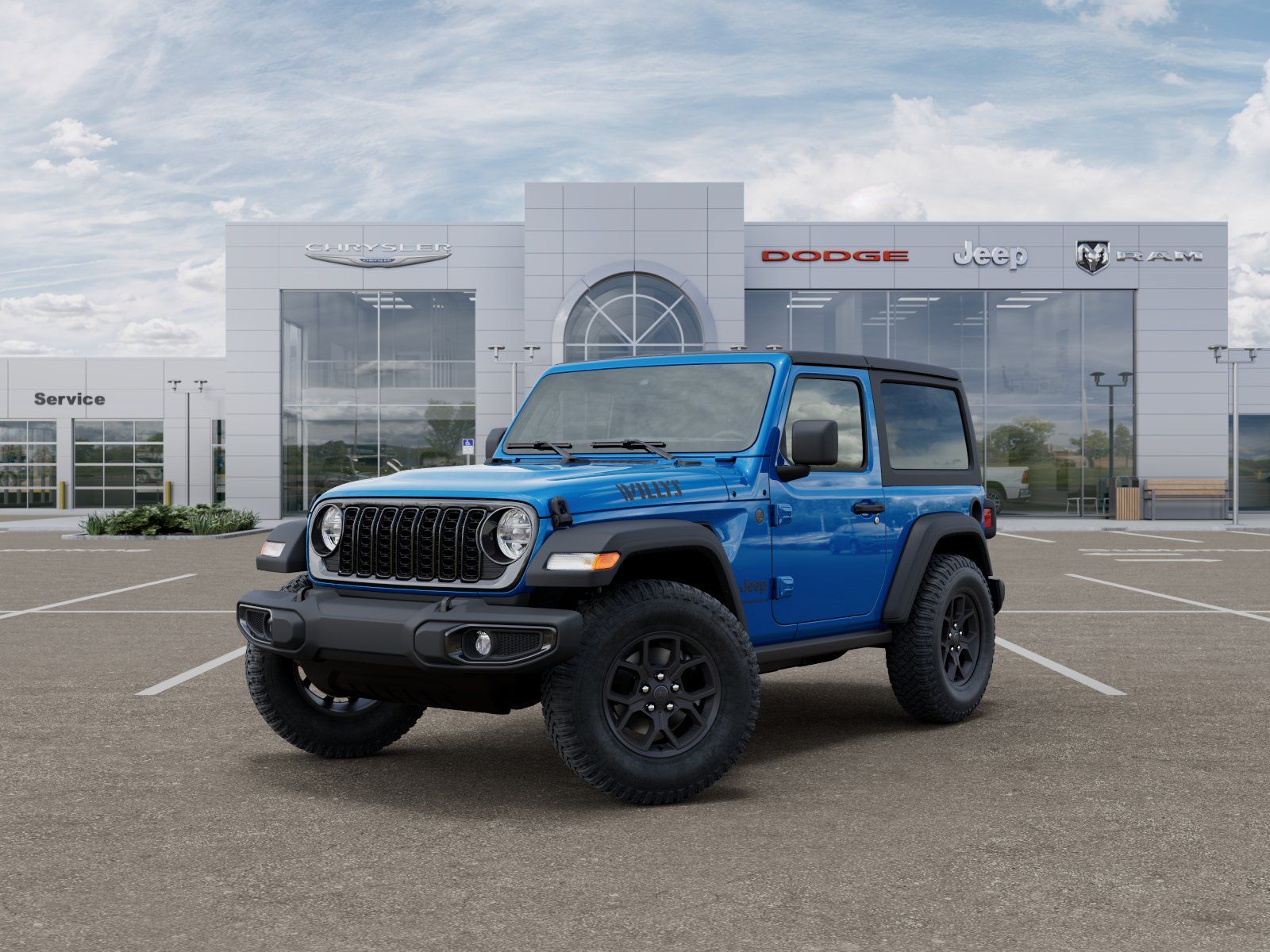 Photo view of 2026 Jeep Wrangler in Blue
