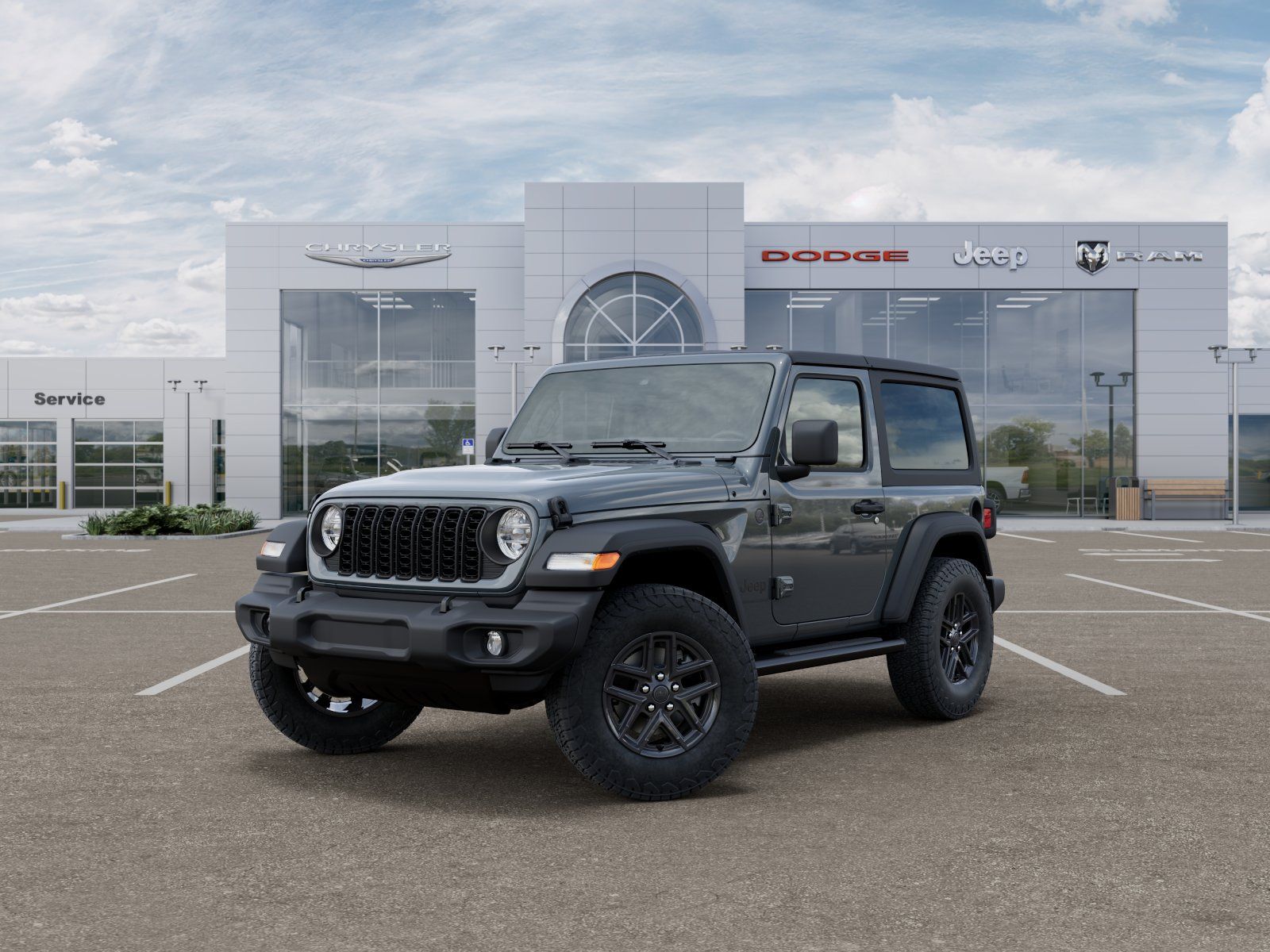 Photo view of 2026 Jeep Wrangler in Gray