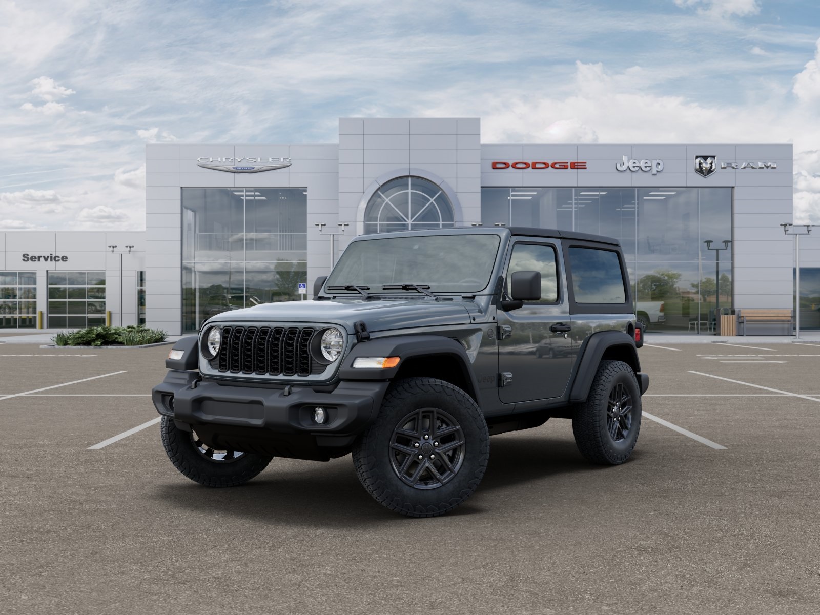 Photo view of 2026 Jeep Wrangler in Gray