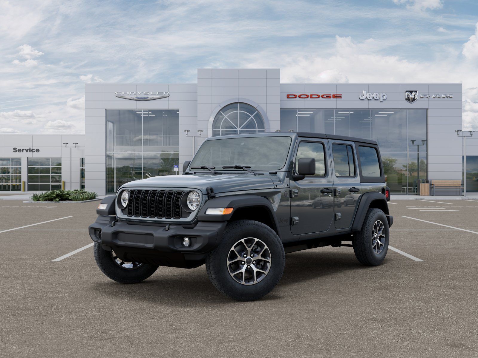Photo view of 2026 Jeep Wrangler in Gray