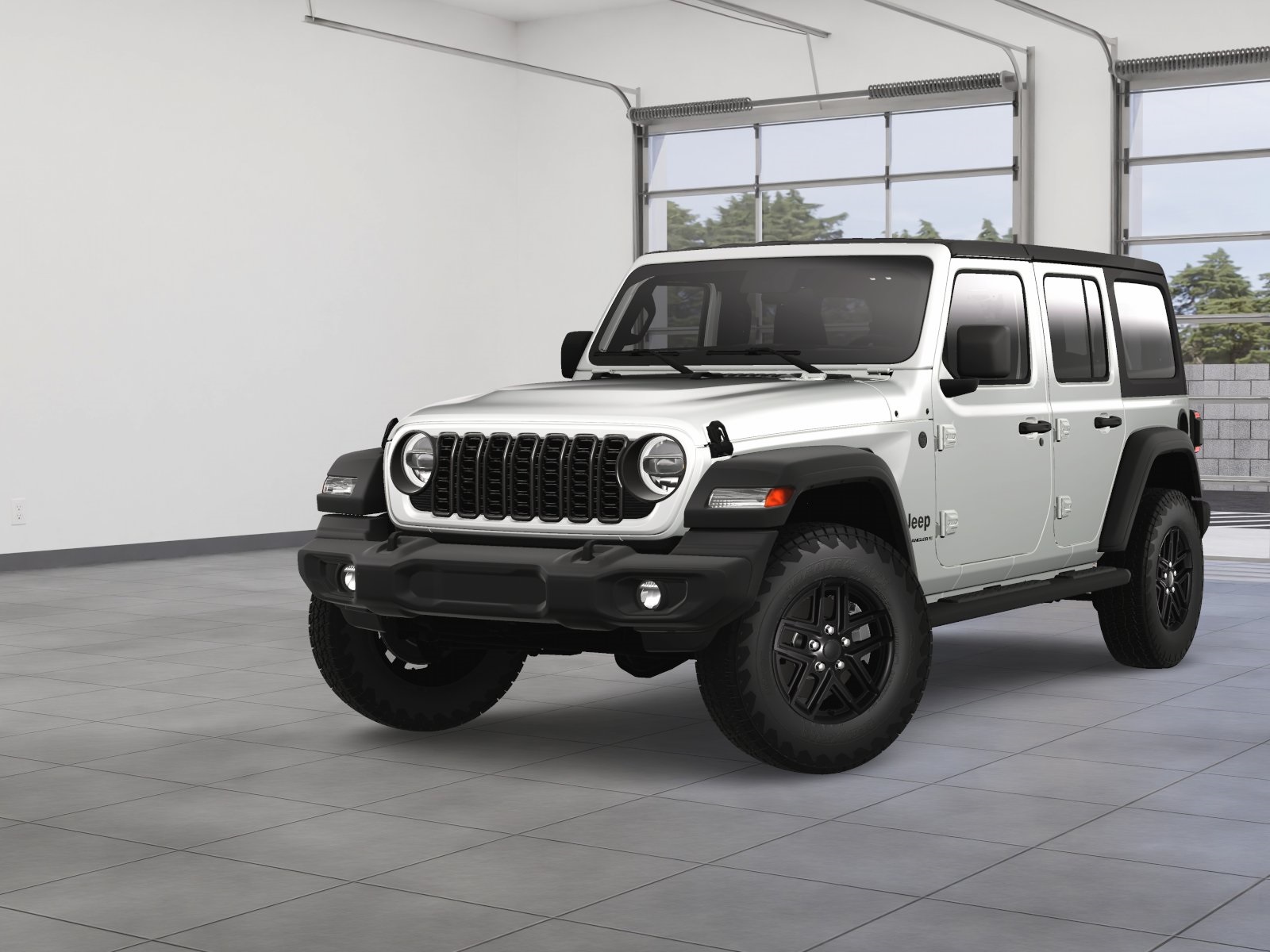 Photo view of 2025 Jeep Wrangler in White