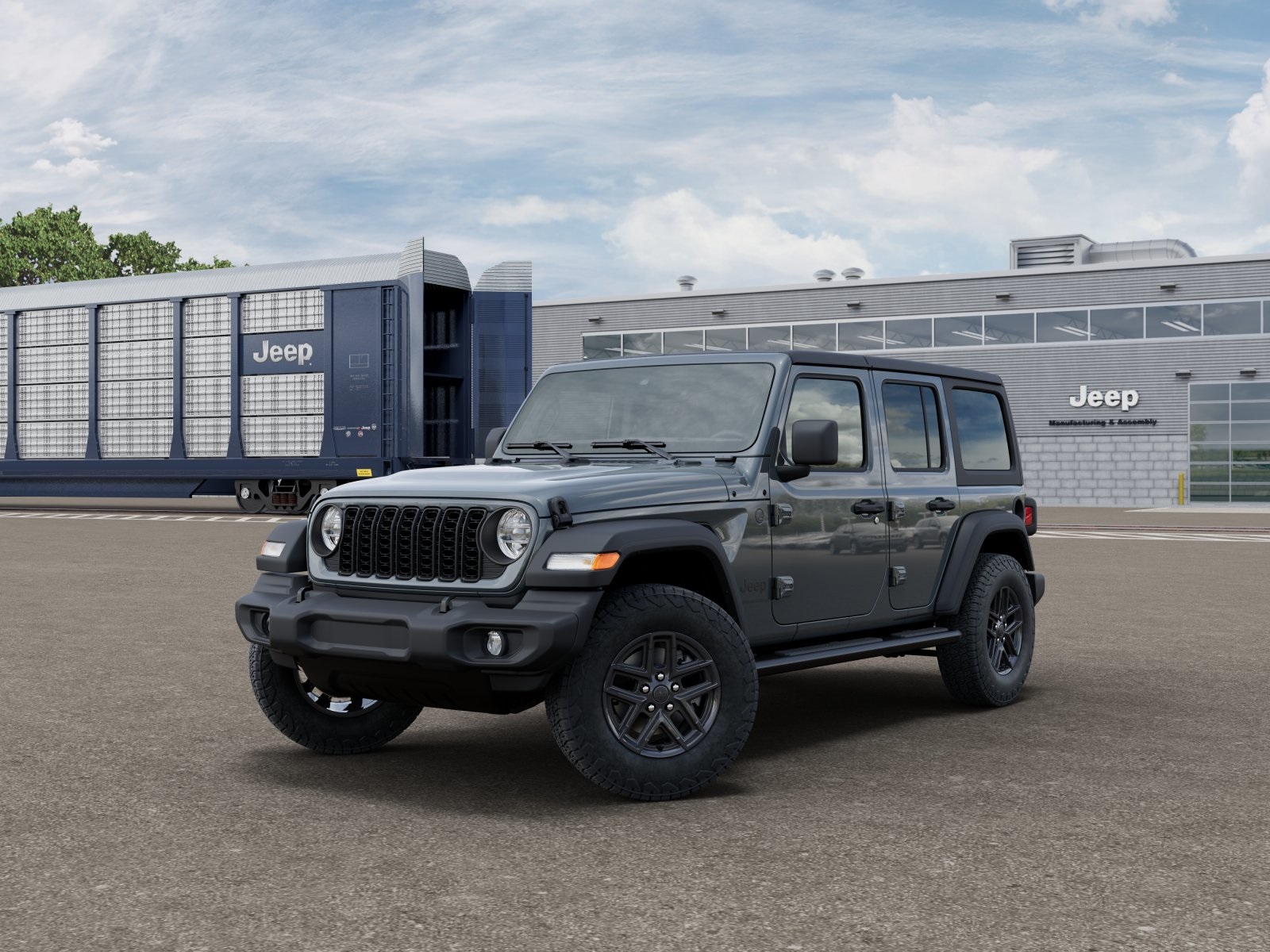 Photo view of 2026 Jeep Wrangler in Gray