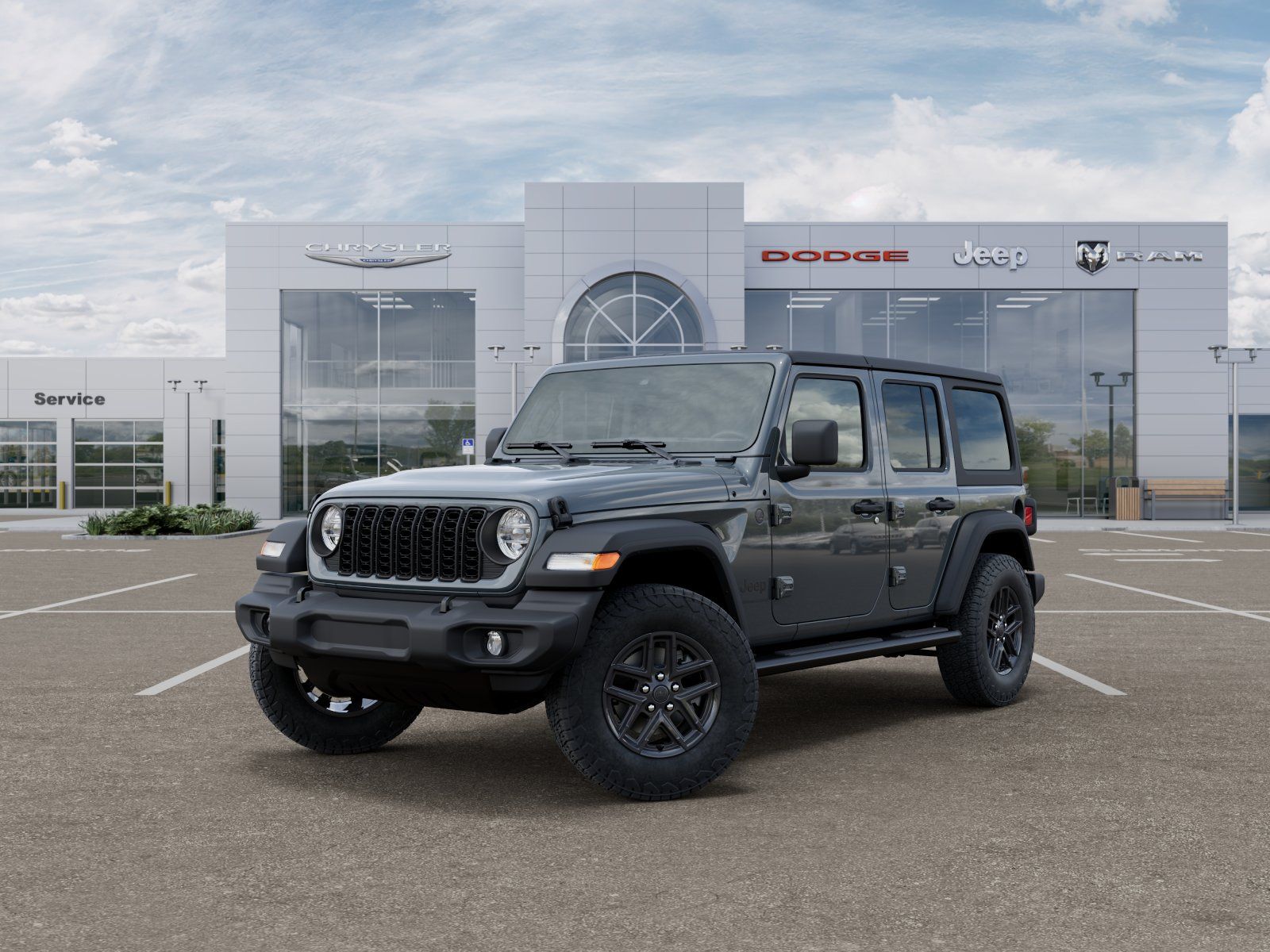 Photo view of 2026 Jeep Wrangler in Gray