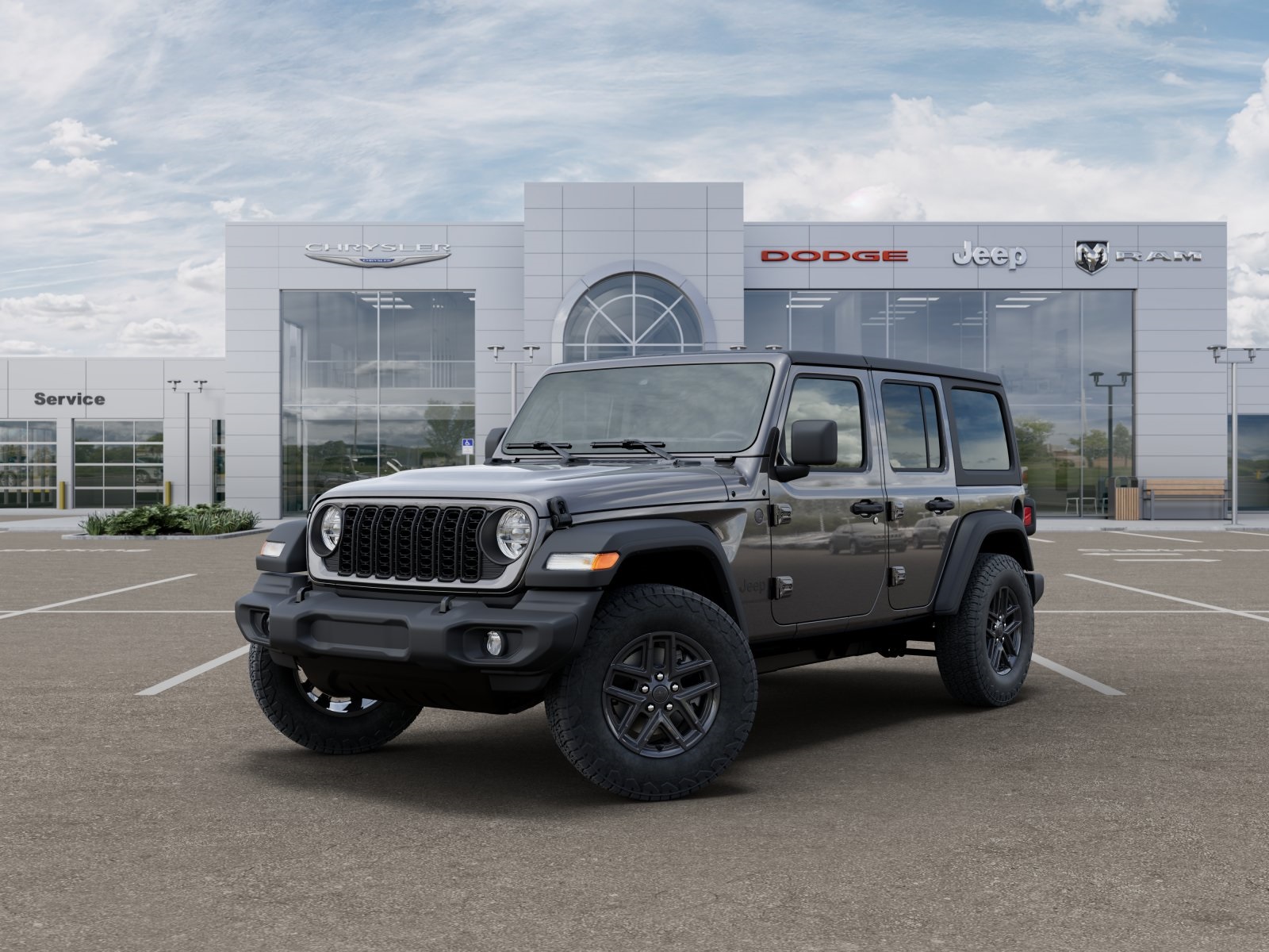 Photo view of 2026 Jeep Wrangler in Gray