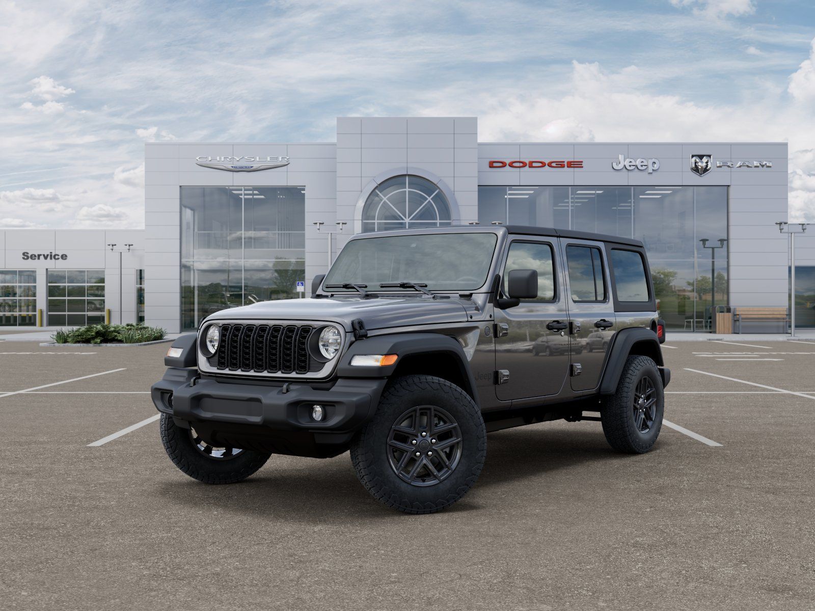 Photo view of 2026 Jeep Wrangler in Gray
