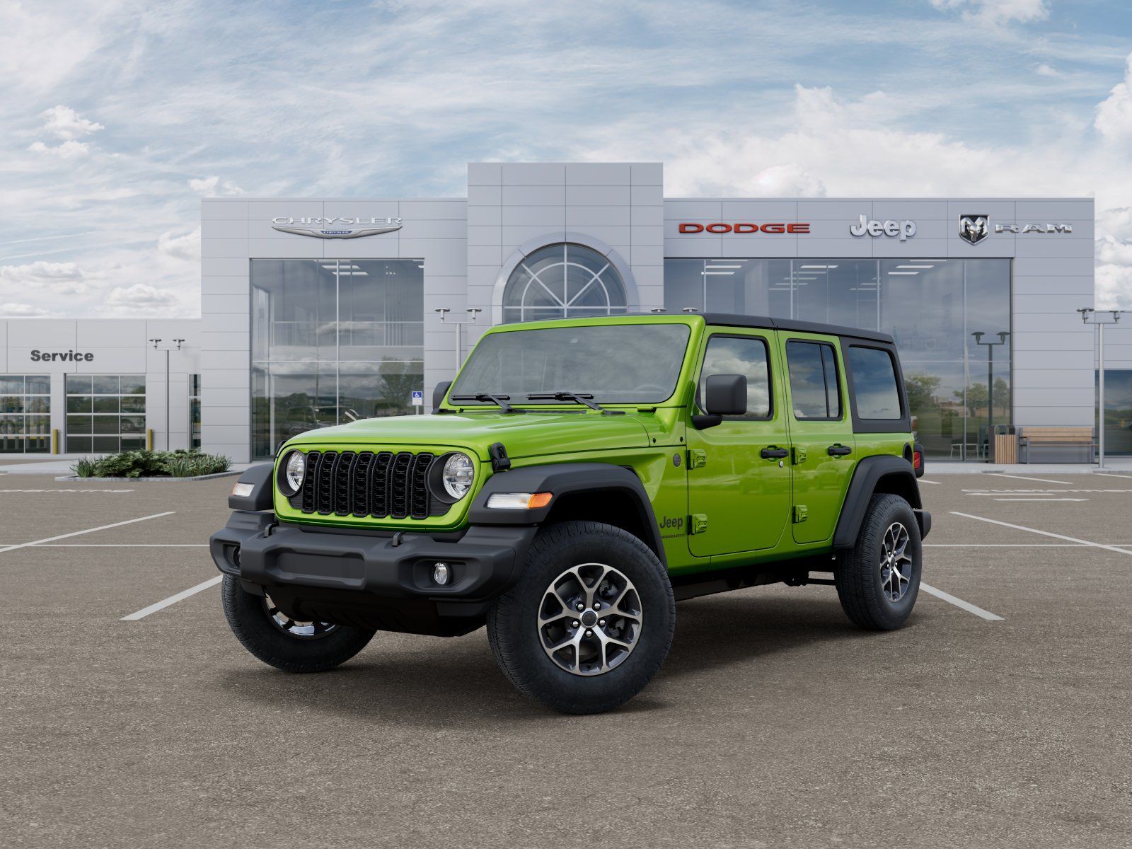 Photo view of 2026 Jeep Wrangler in Green