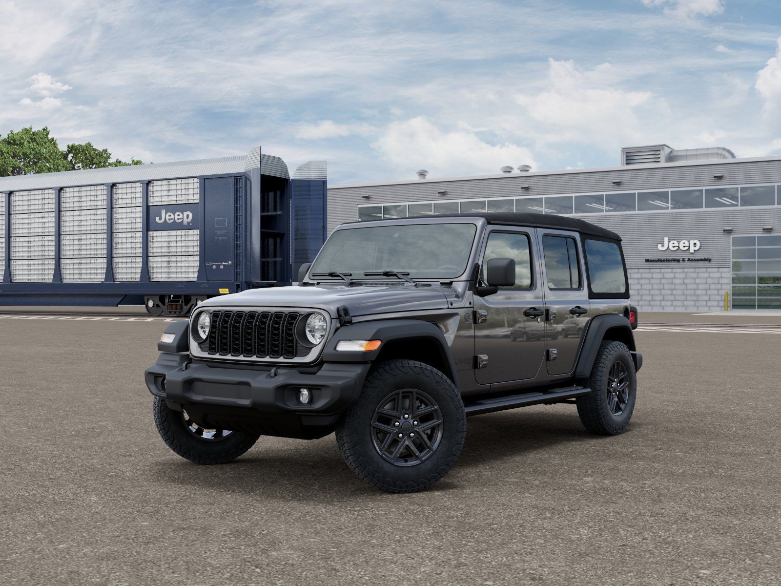 Photo view of 2026 Jeep Wrangler in Gray