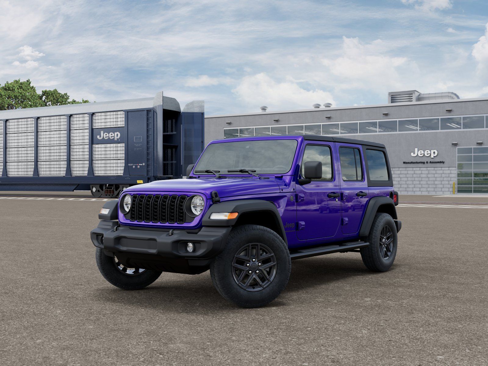 Photo view of 2026 Jeep Wrangler in Purple