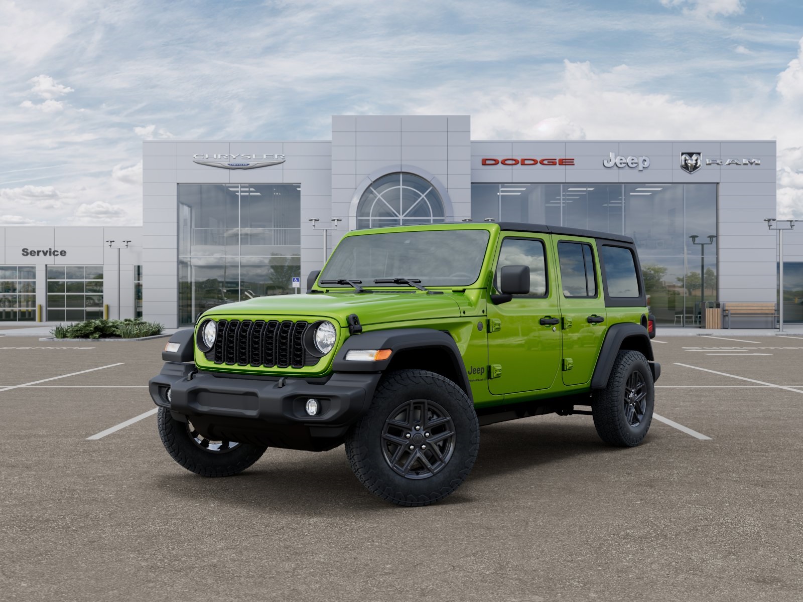 Photo view of 2026 Jeep Wrangler in Green