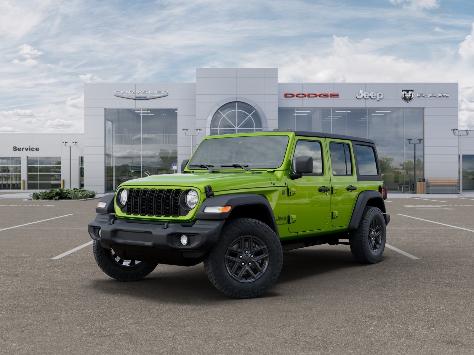 Photo view of 2026 Jeep Wrangler in Green