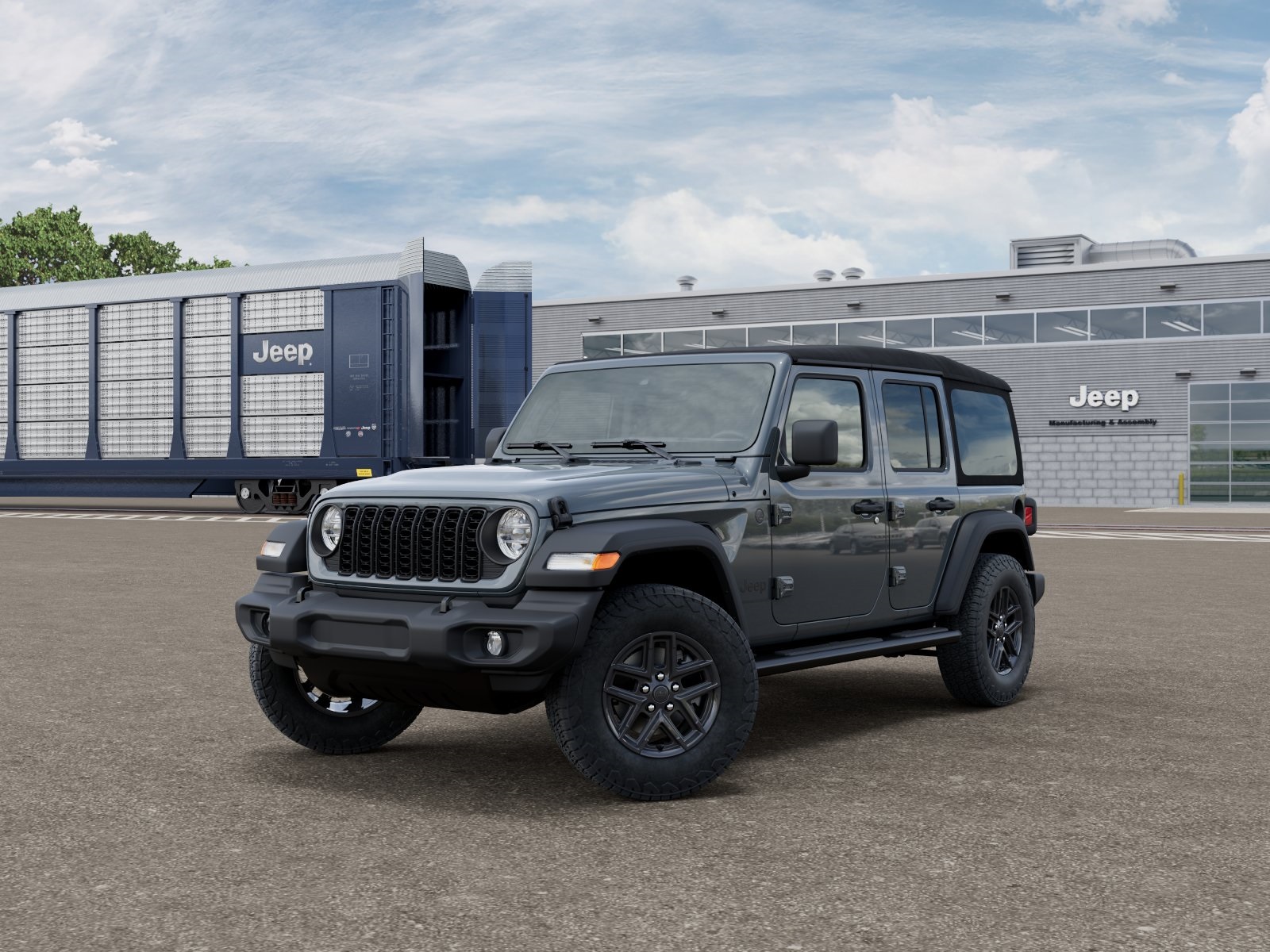 Photo view of 2026 Jeep Wrangler in Gray