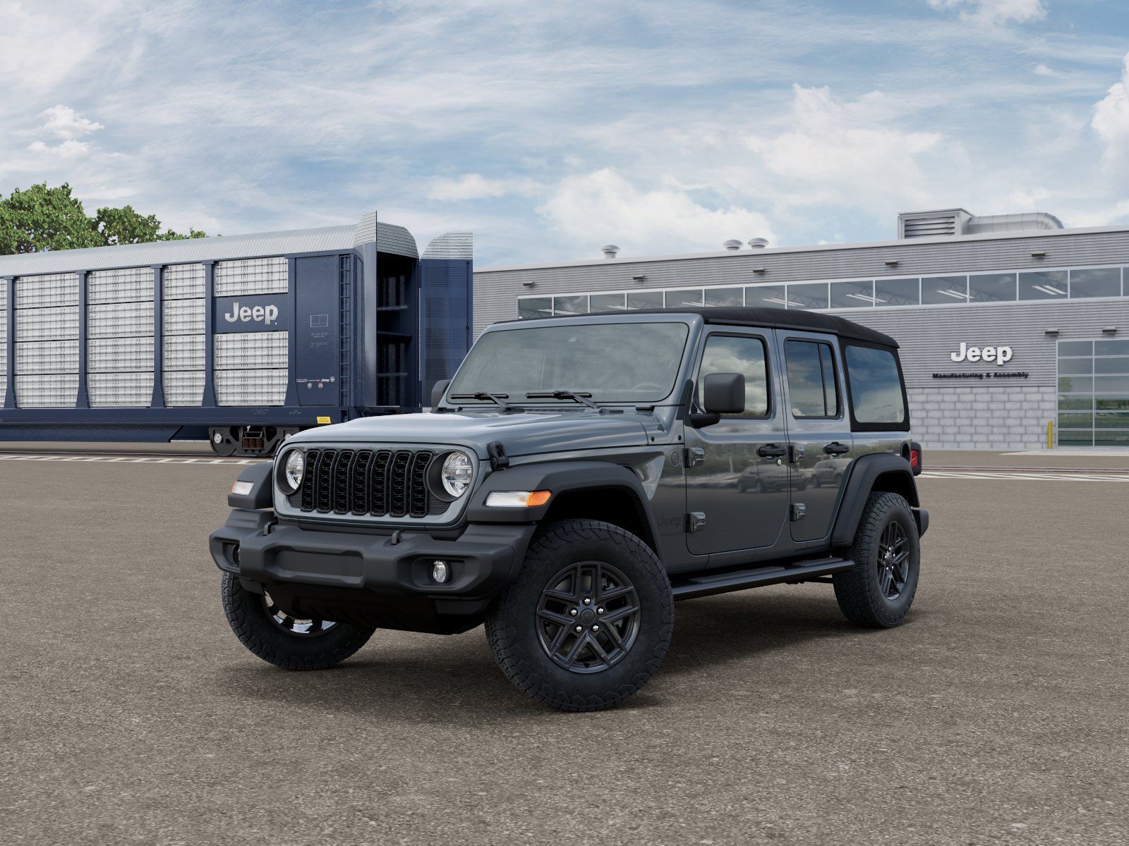 Photo view of 2026 Jeep Wrangler in Gray