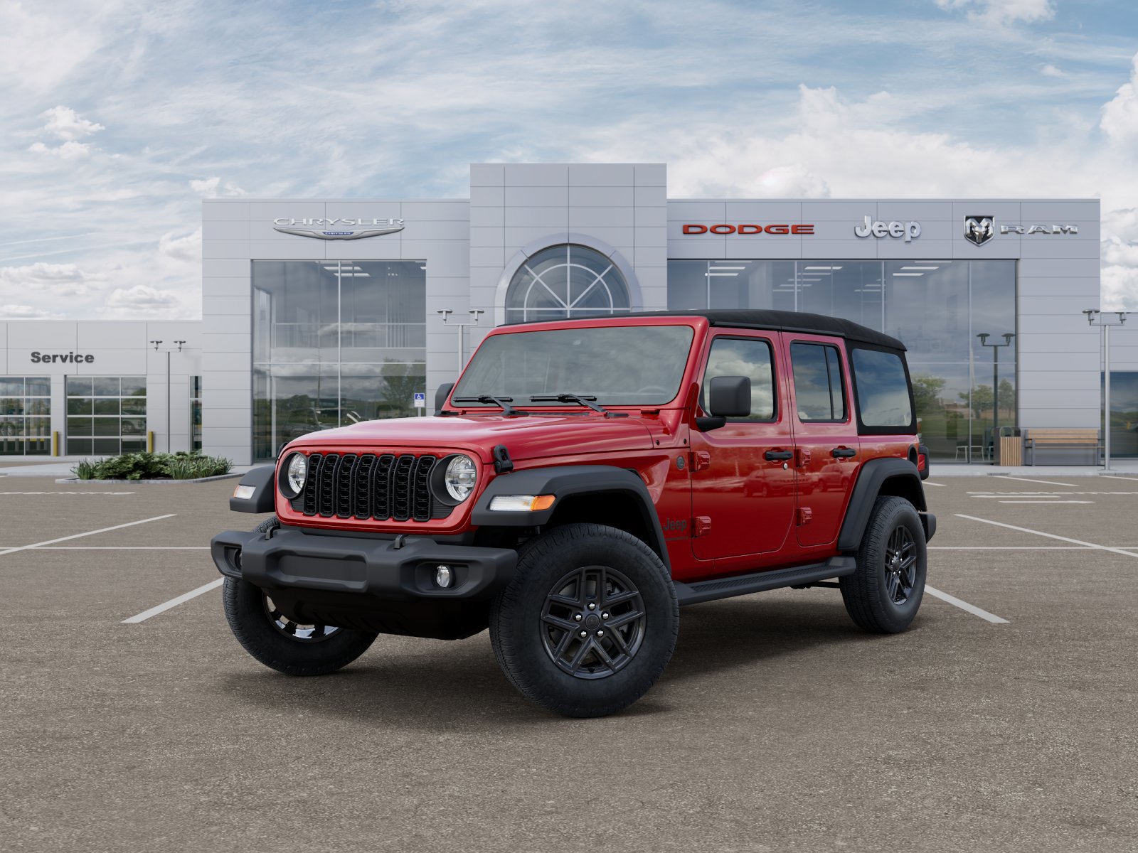 Photo view of 2027 Jeep Wrangler in Red