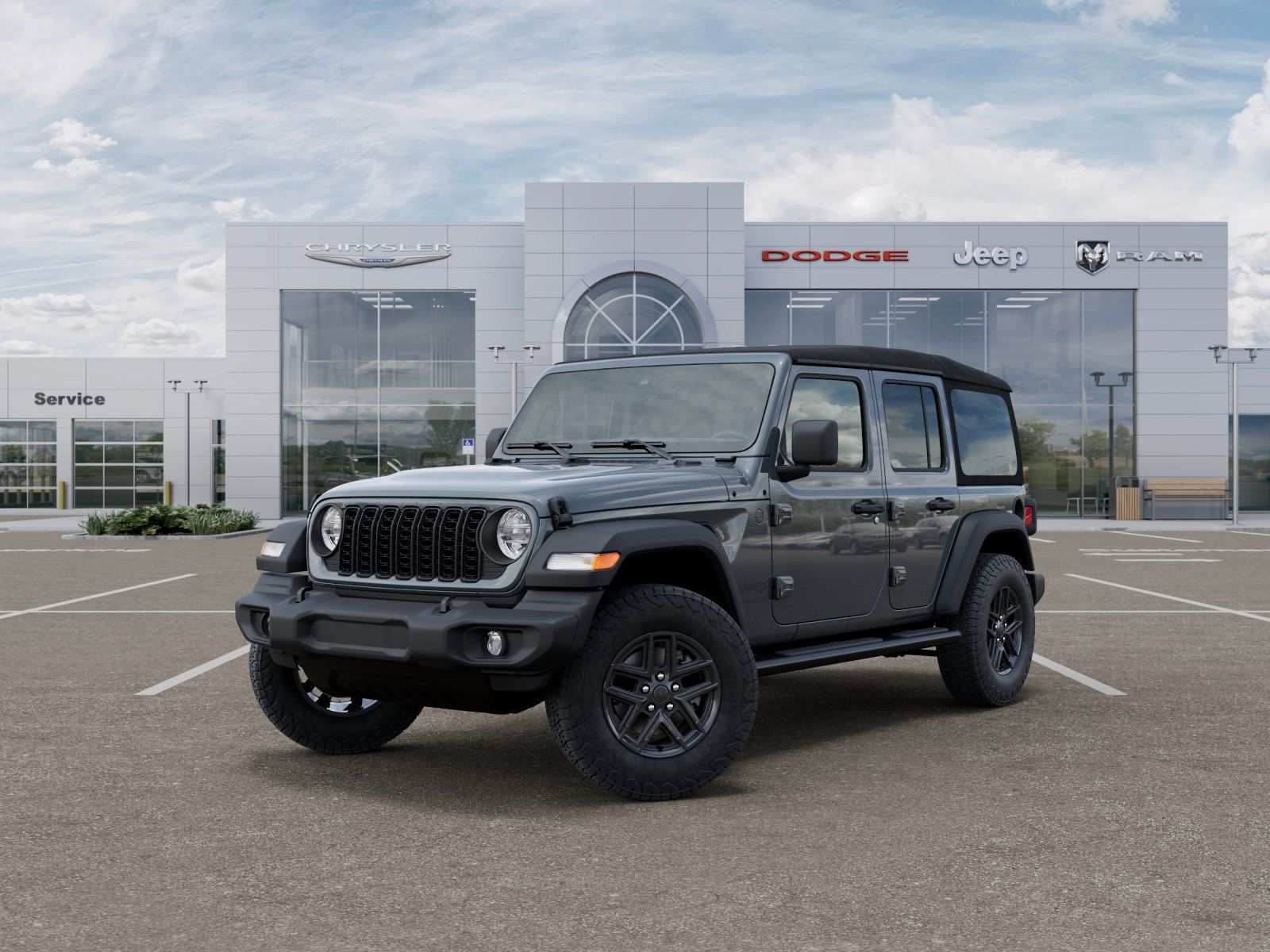 Photo view of 2026 Jeep Wrangler in Gray