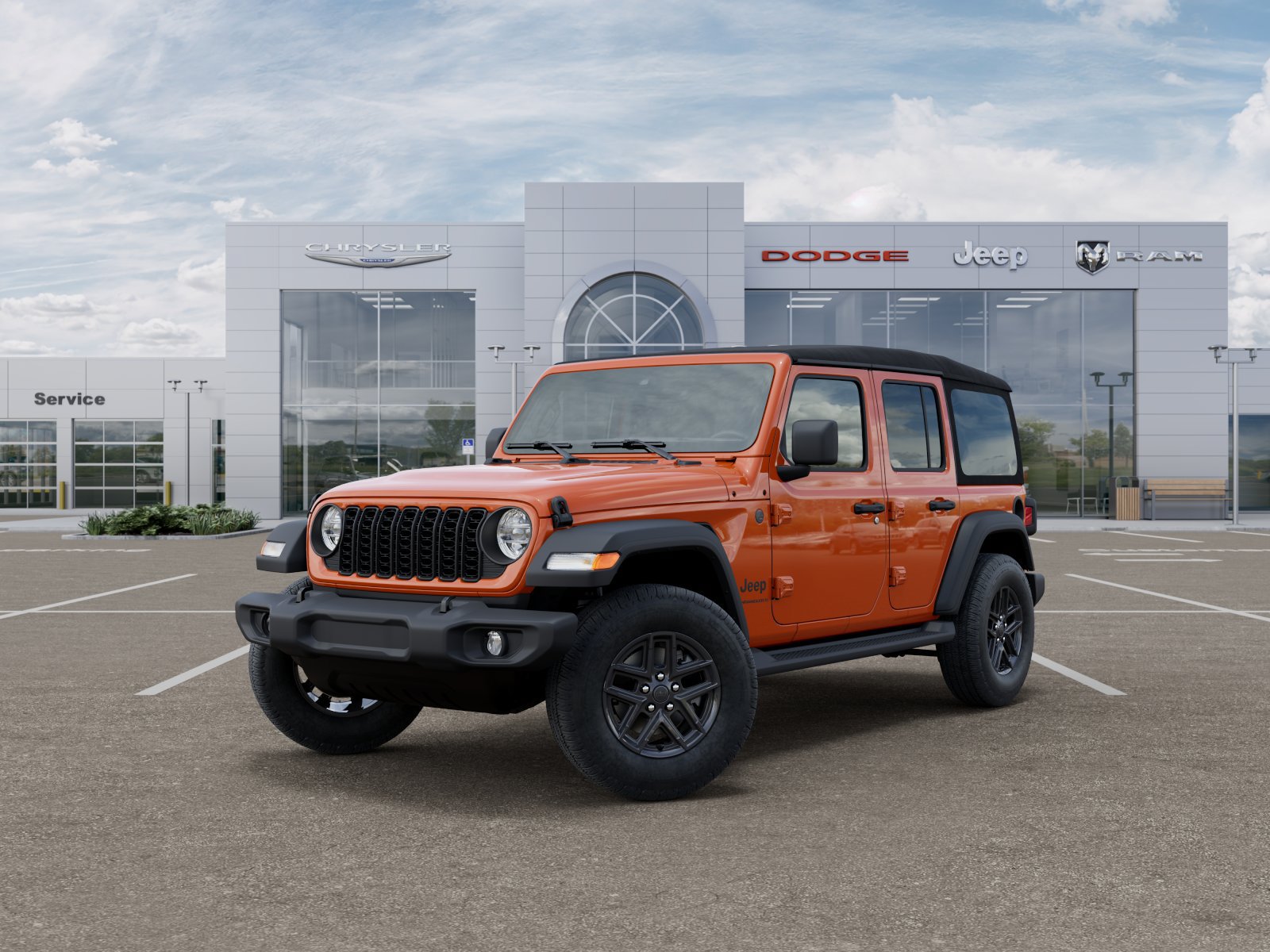 Photo view of 2027 Jeep Wrangler in Orange
