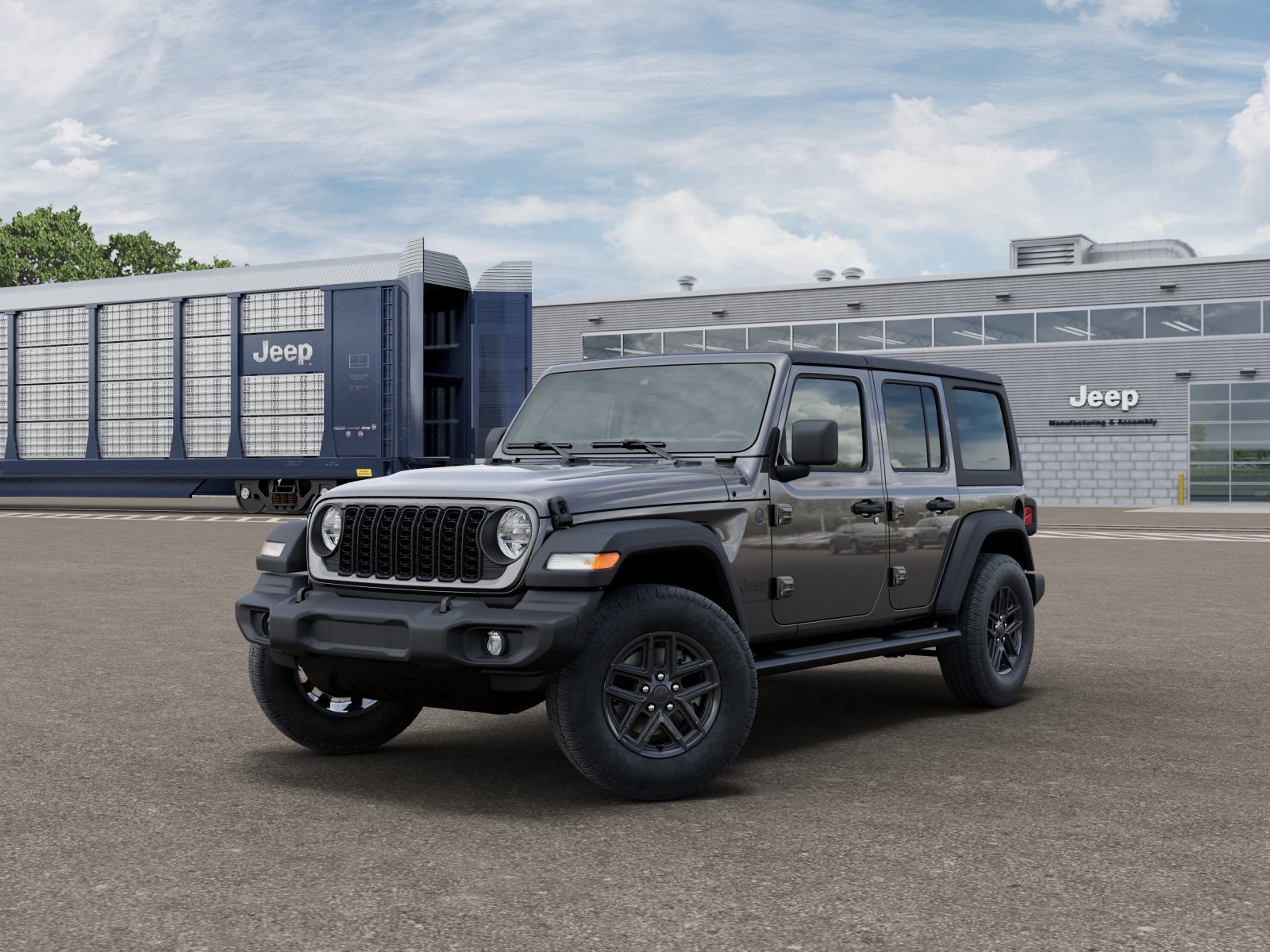Photo view of 2026 Jeep Wrangler in Gray