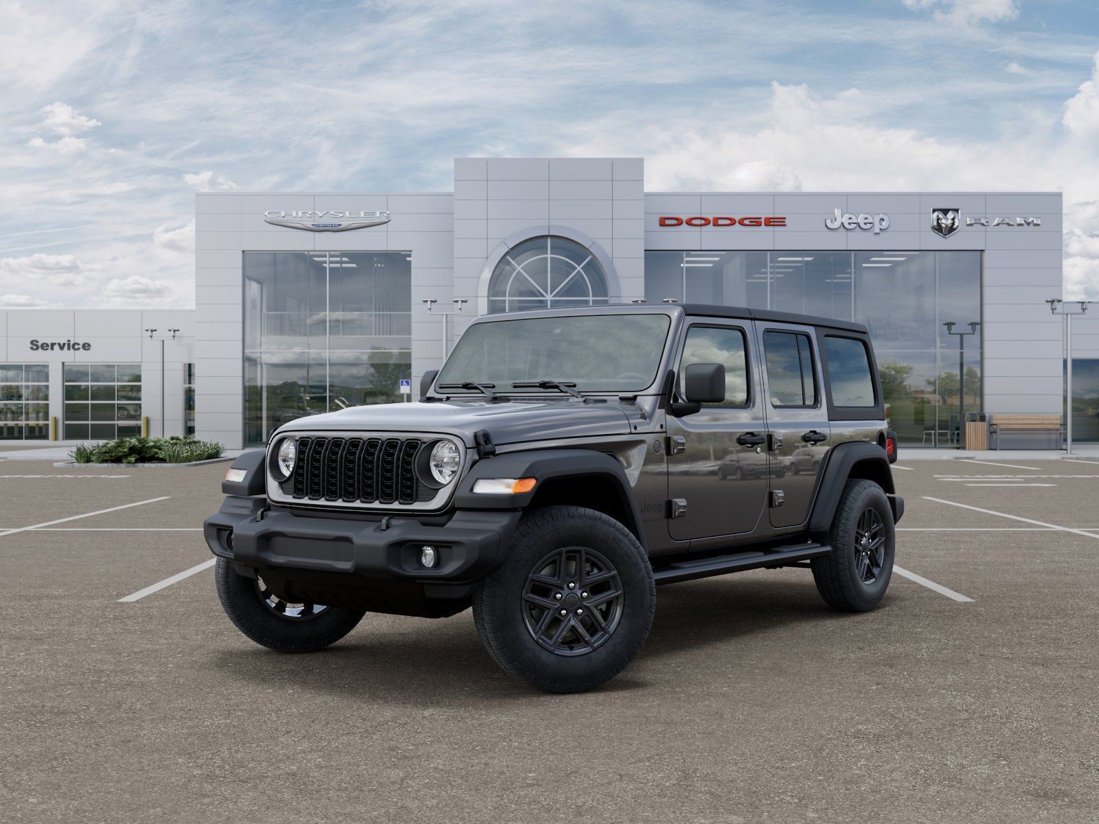 Photo view of 2026 Jeep Wrangler in Gray