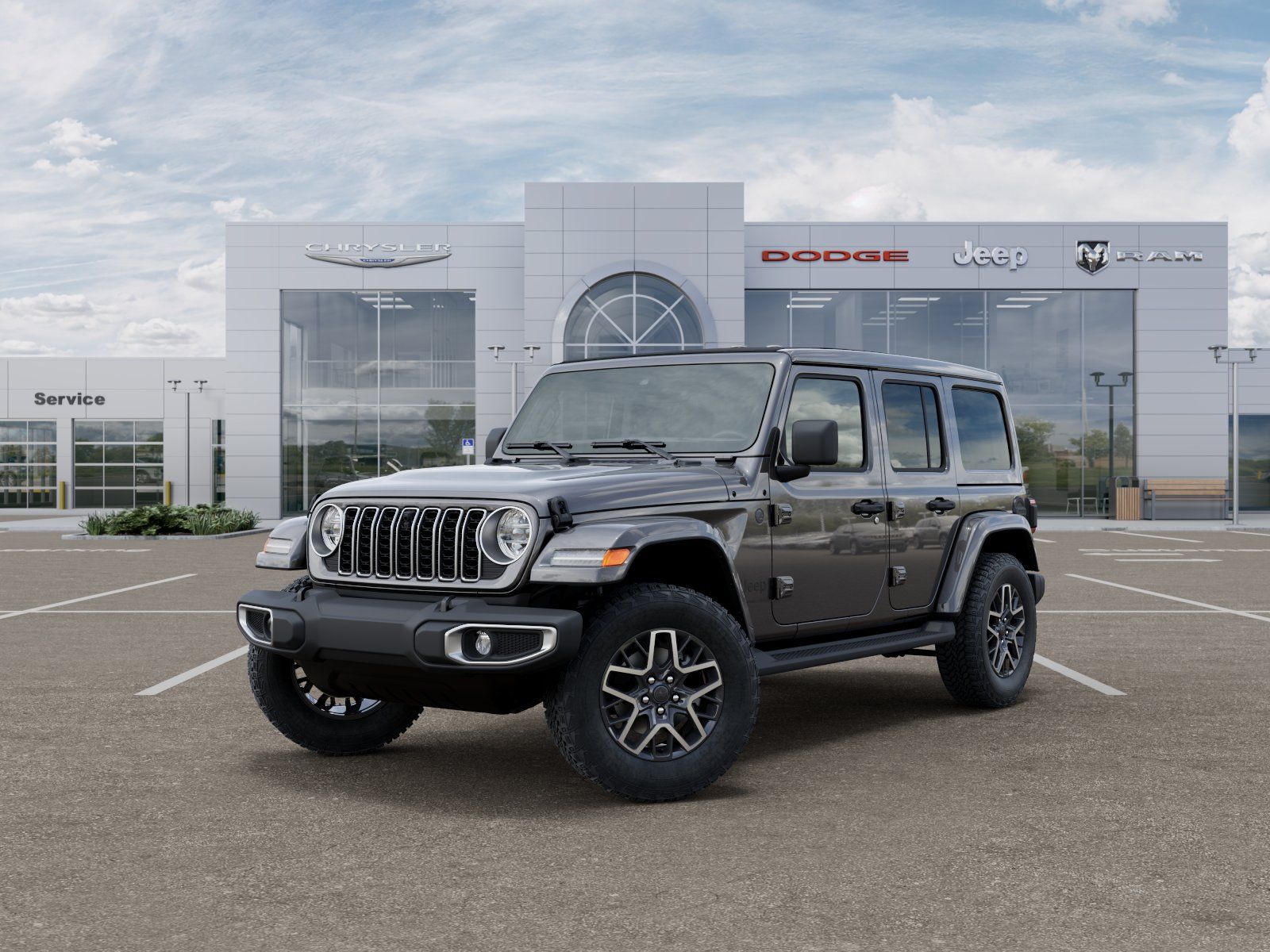 Photo view of 2026 Jeep Wrangler in Gray