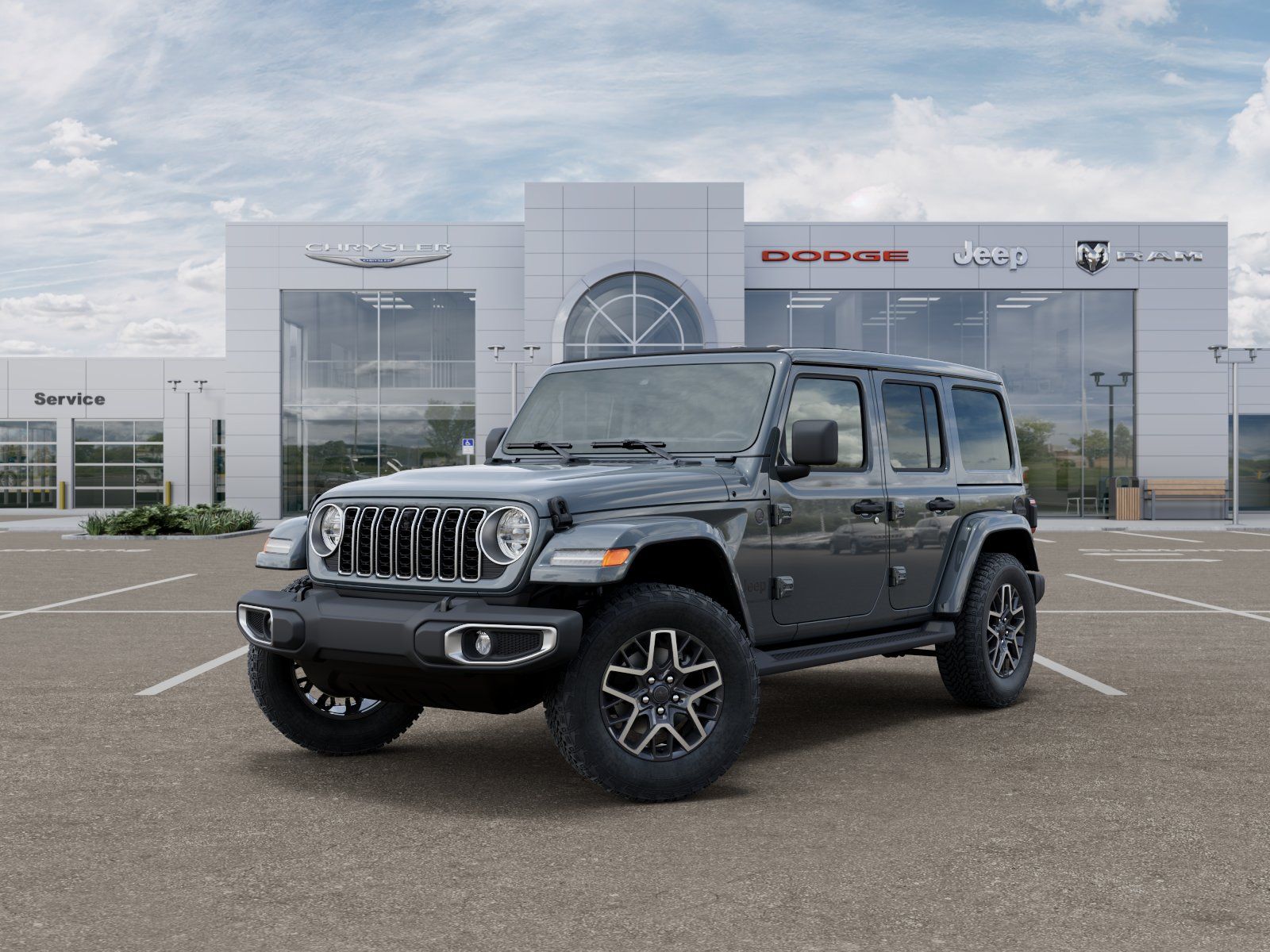 Photo view of 2026 Jeep Wrangler in Gray