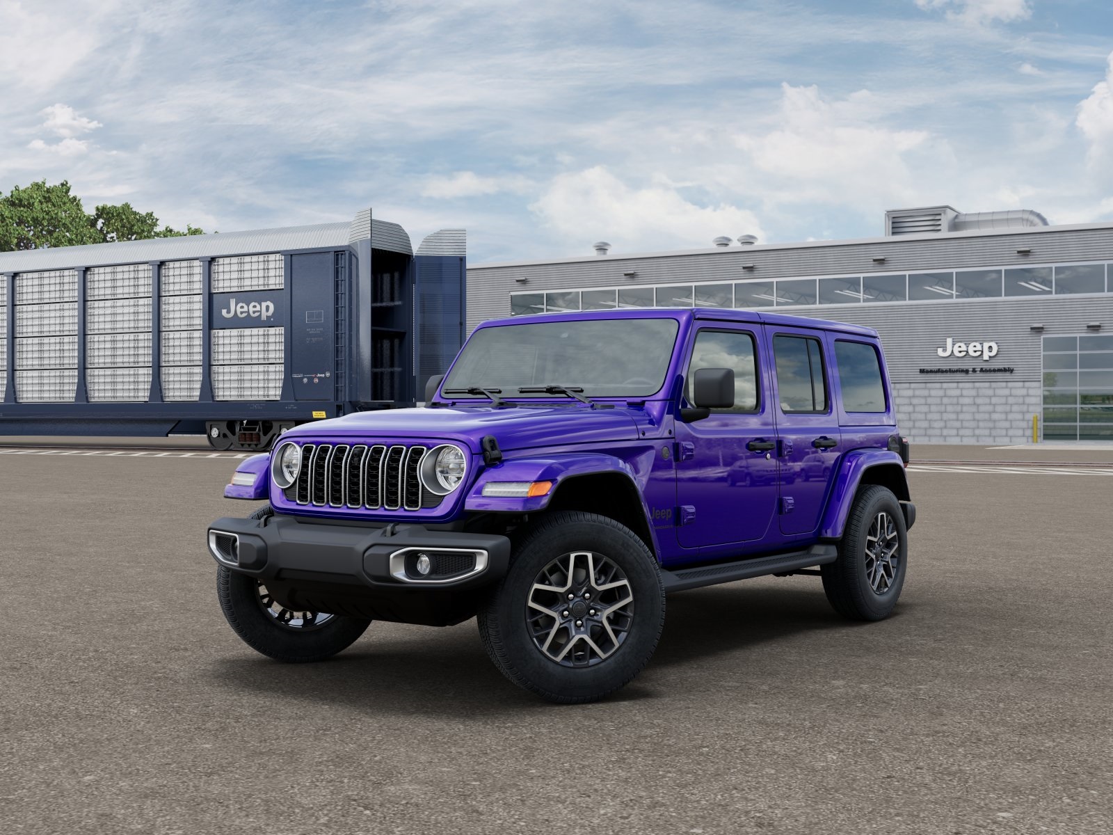 Photo view of 2026 Jeep Wrangler in Purple