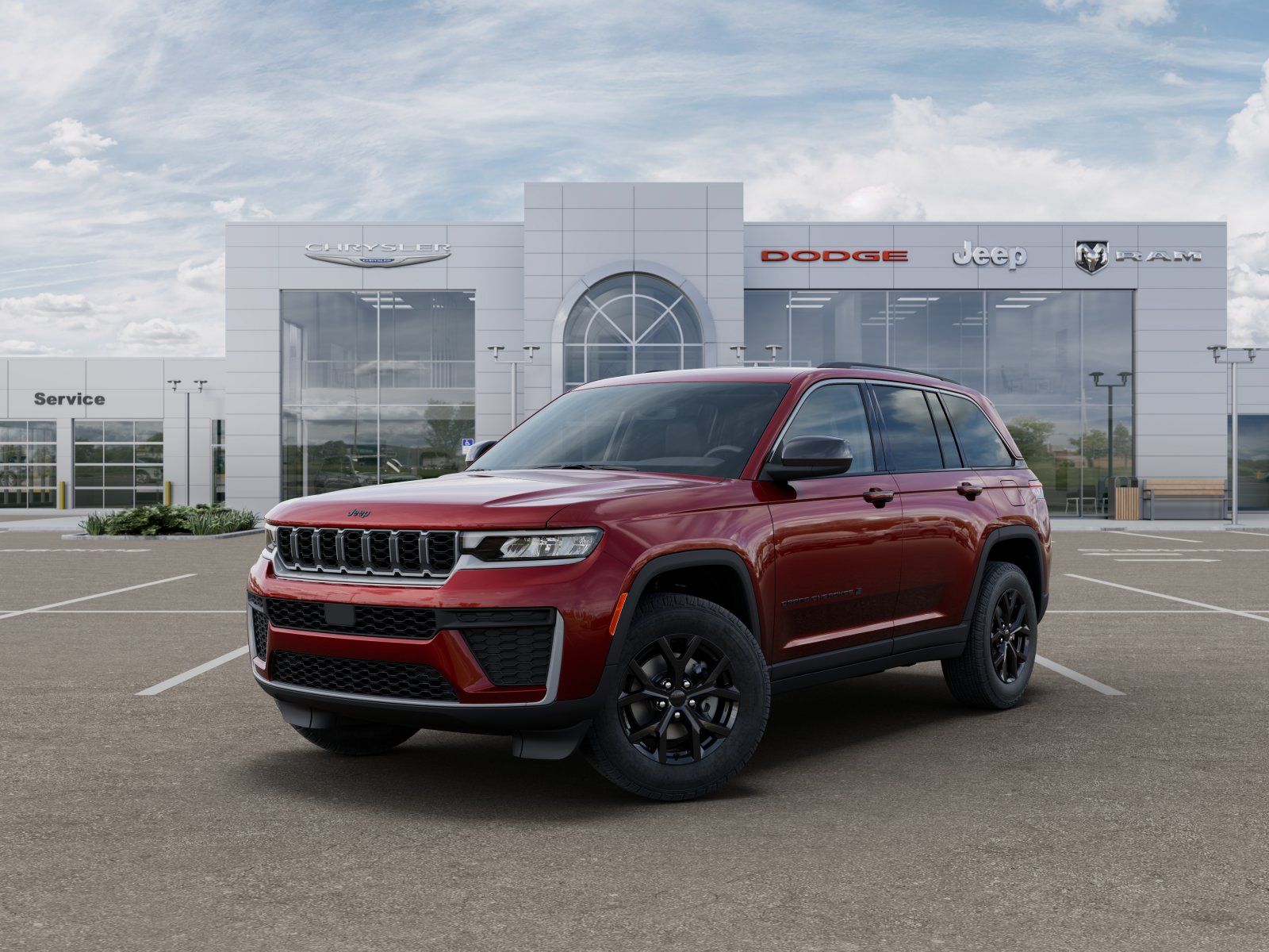 Photo view of 2026 Jeep Grand Cherokee in Red