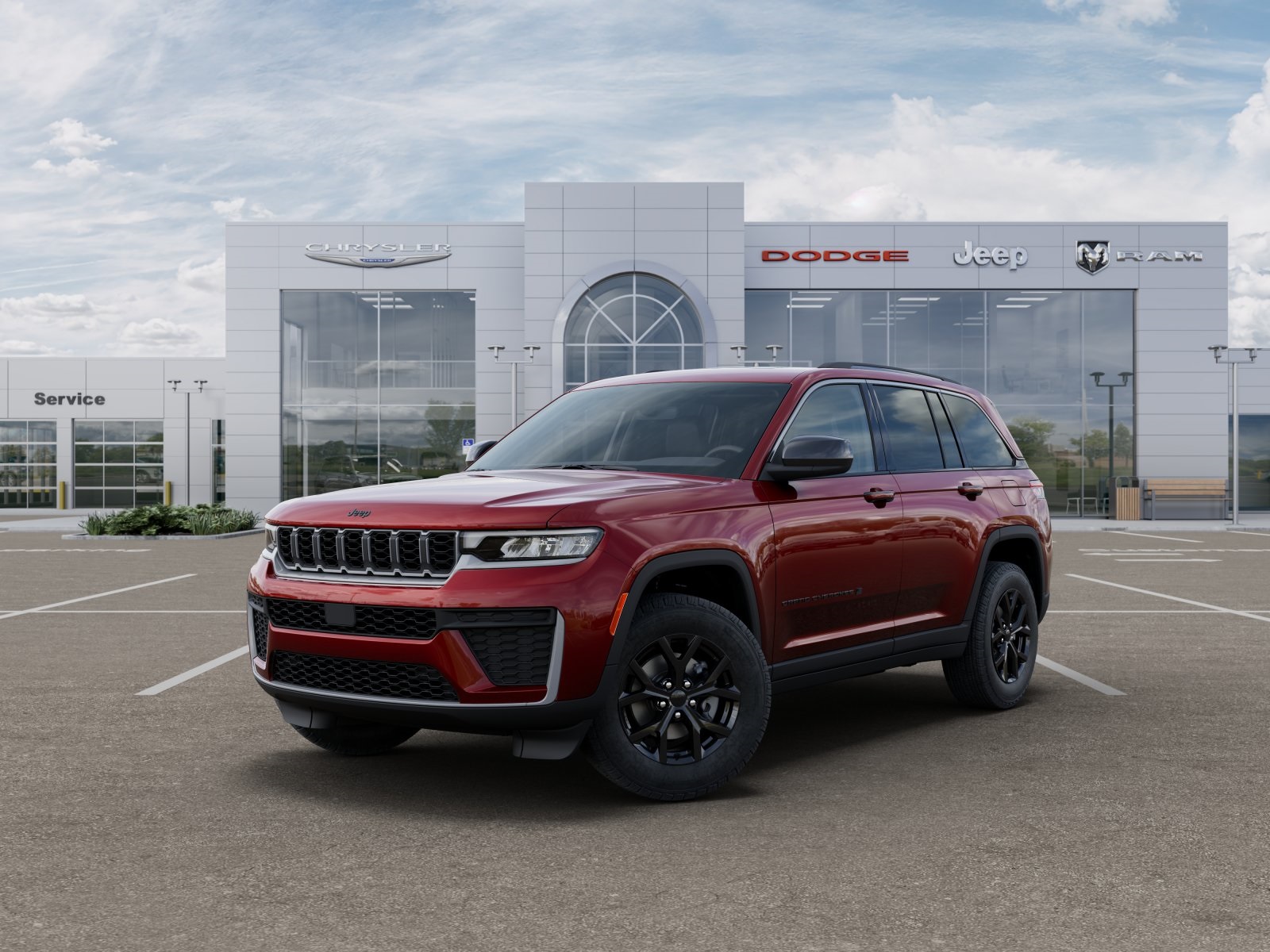 Photo view of 2026 Jeep Grand Cherokee in Red