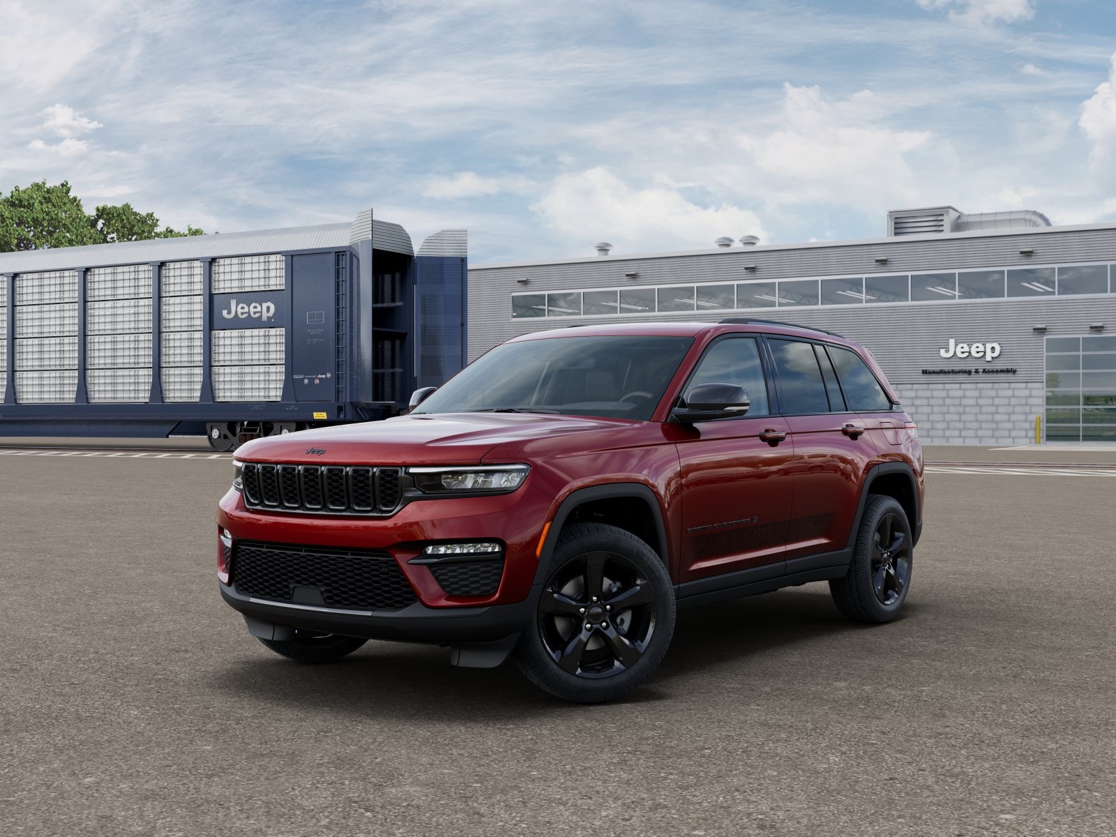 Photo view of 2025 Jeep Grand Cherokee in Red