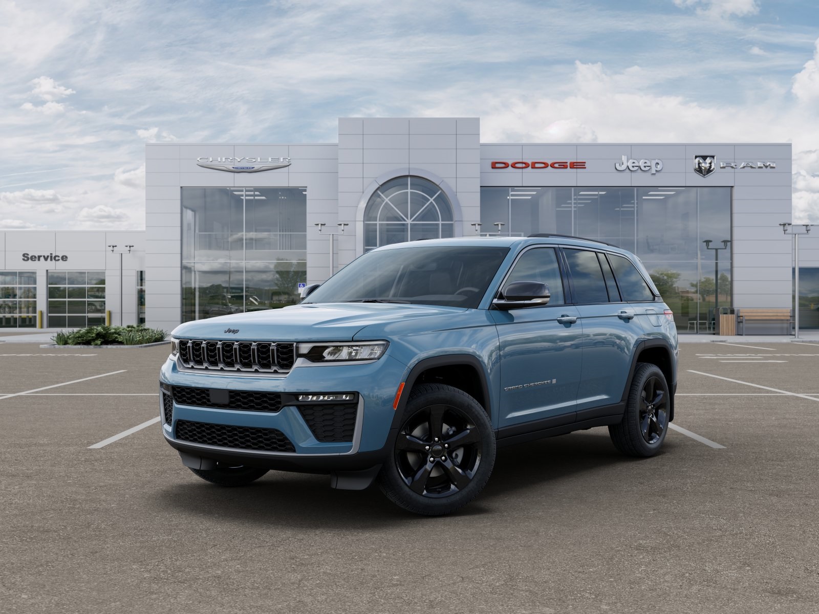 Photo view of 2026 Jeep Grand Cherokee in Blue