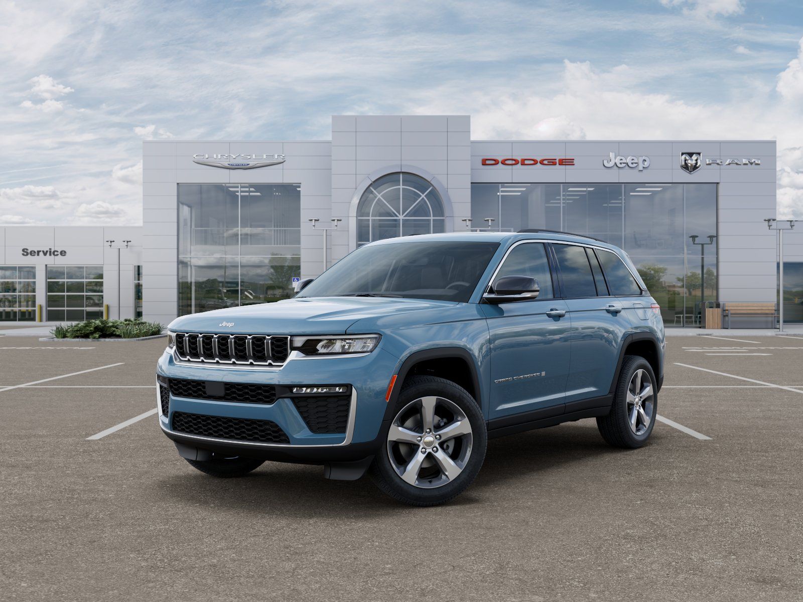 Photo view of 2026 Jeep Grand Cherokee in Blue