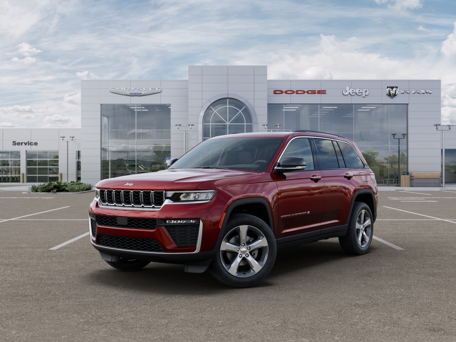 Photo view of 2026 Jeep Grand Cherokee in Red