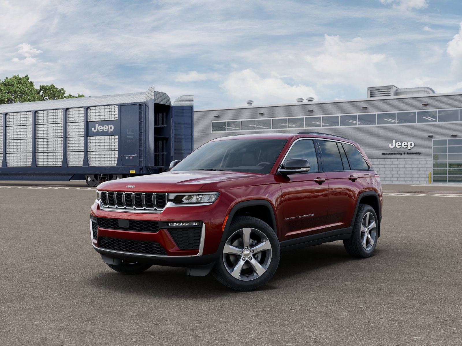 Photo view of 2026 Jeep Grand Cherokee in Red