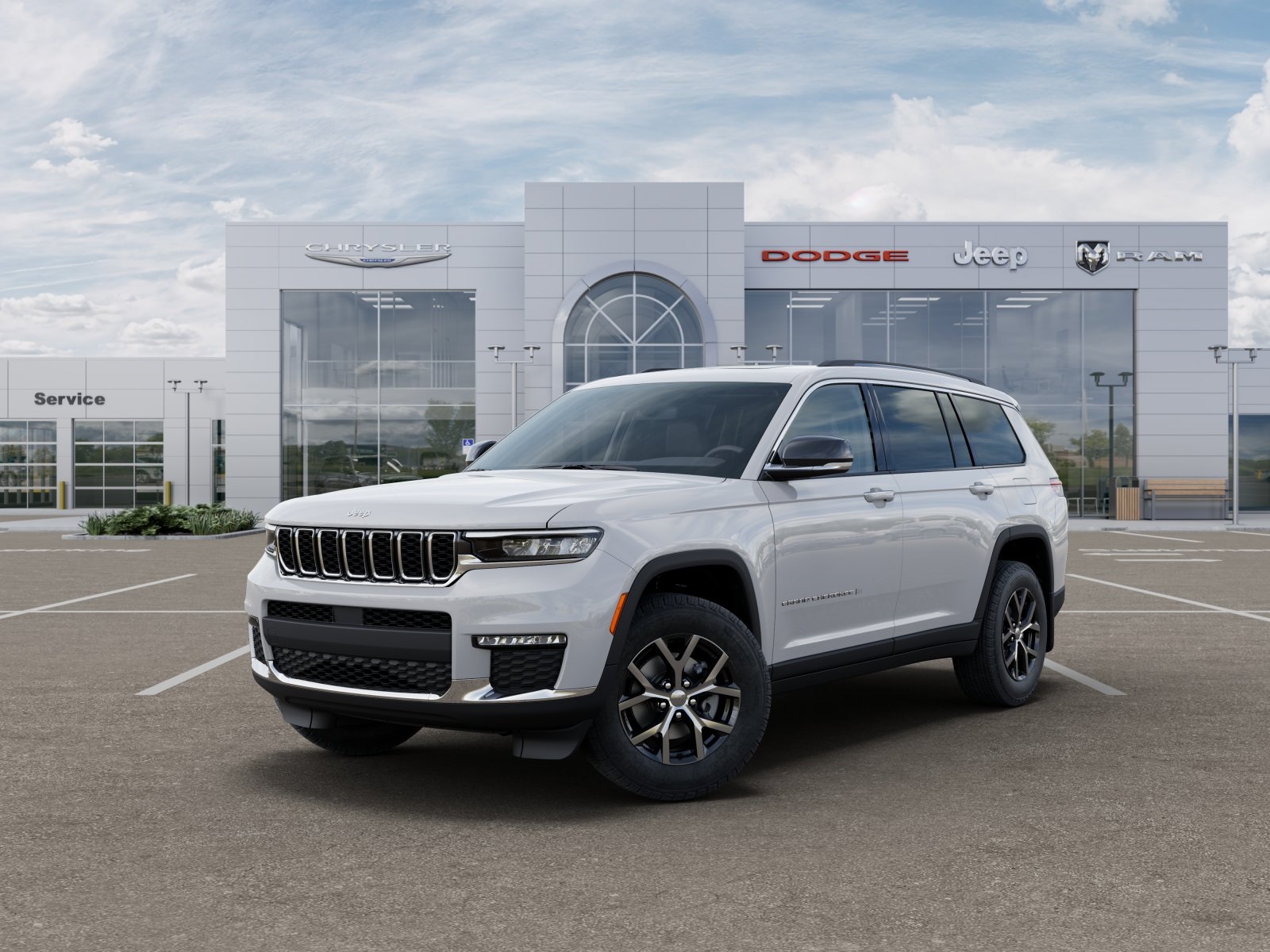 Photo view of 2025 Jeep Grand Cherokee L in White