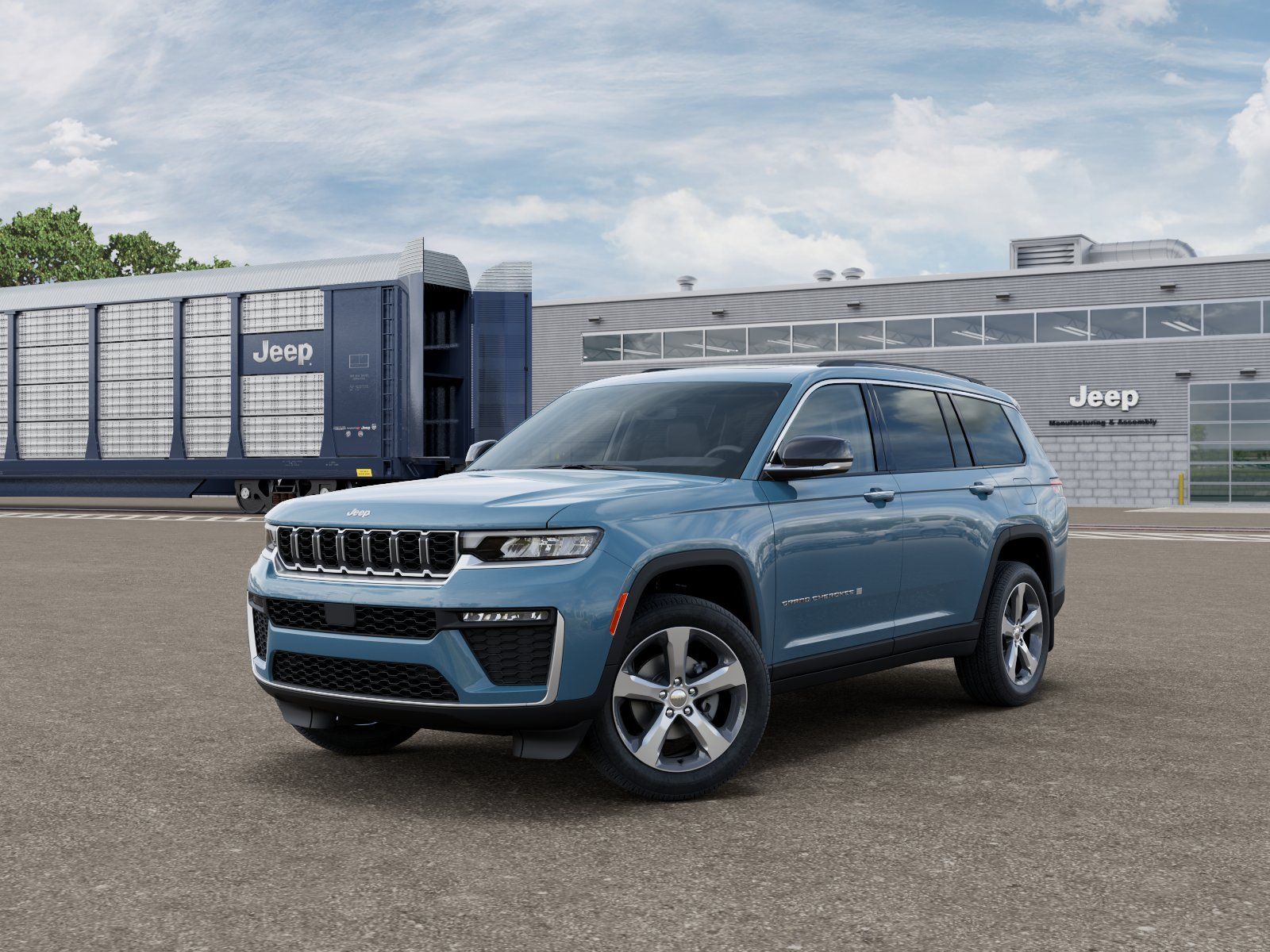 Photo view of 2026 Jeep Grand Cherokee L in Blue