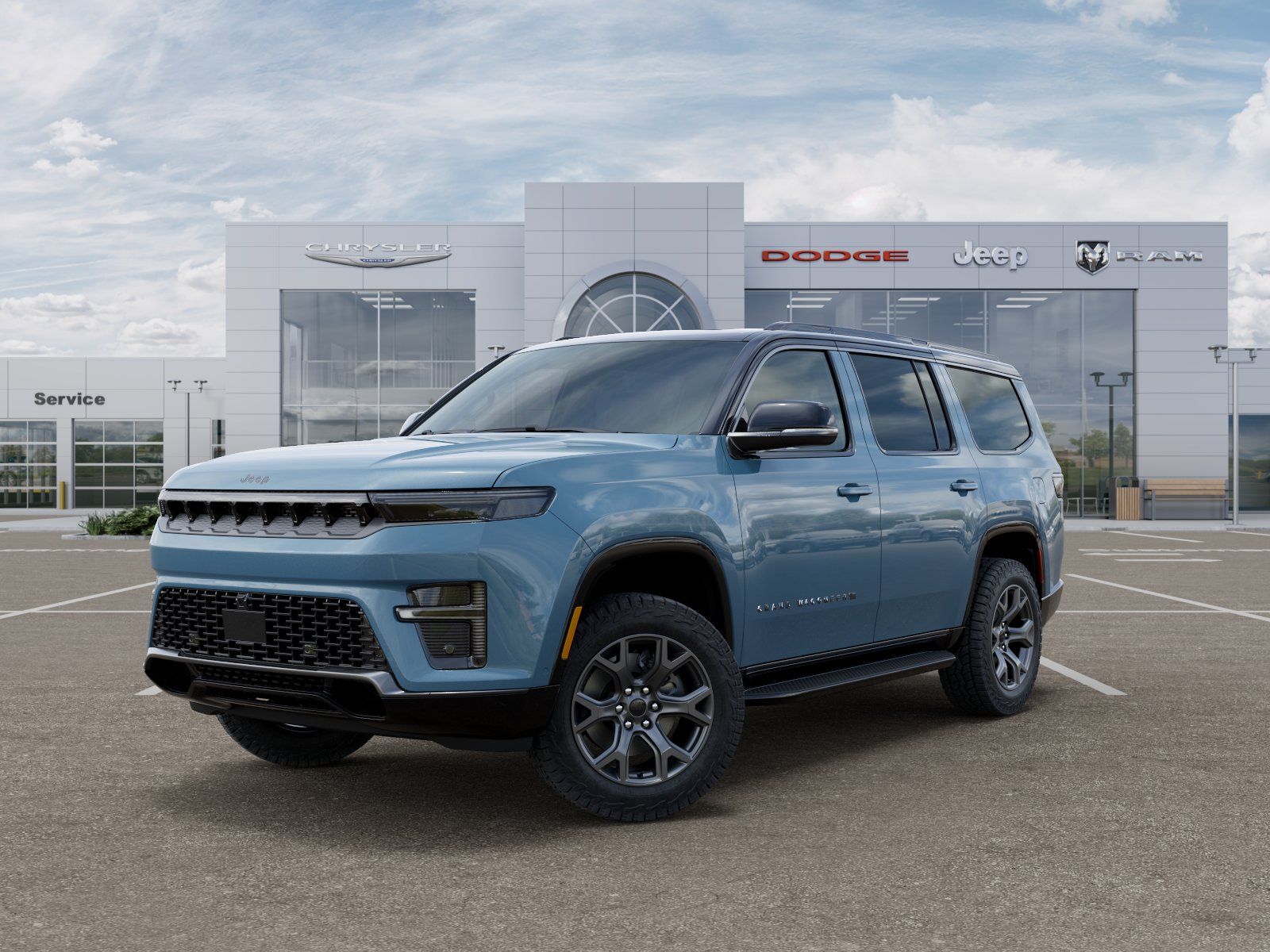 Photo view of 2026 Jeep Grand Wagoneer in Blue