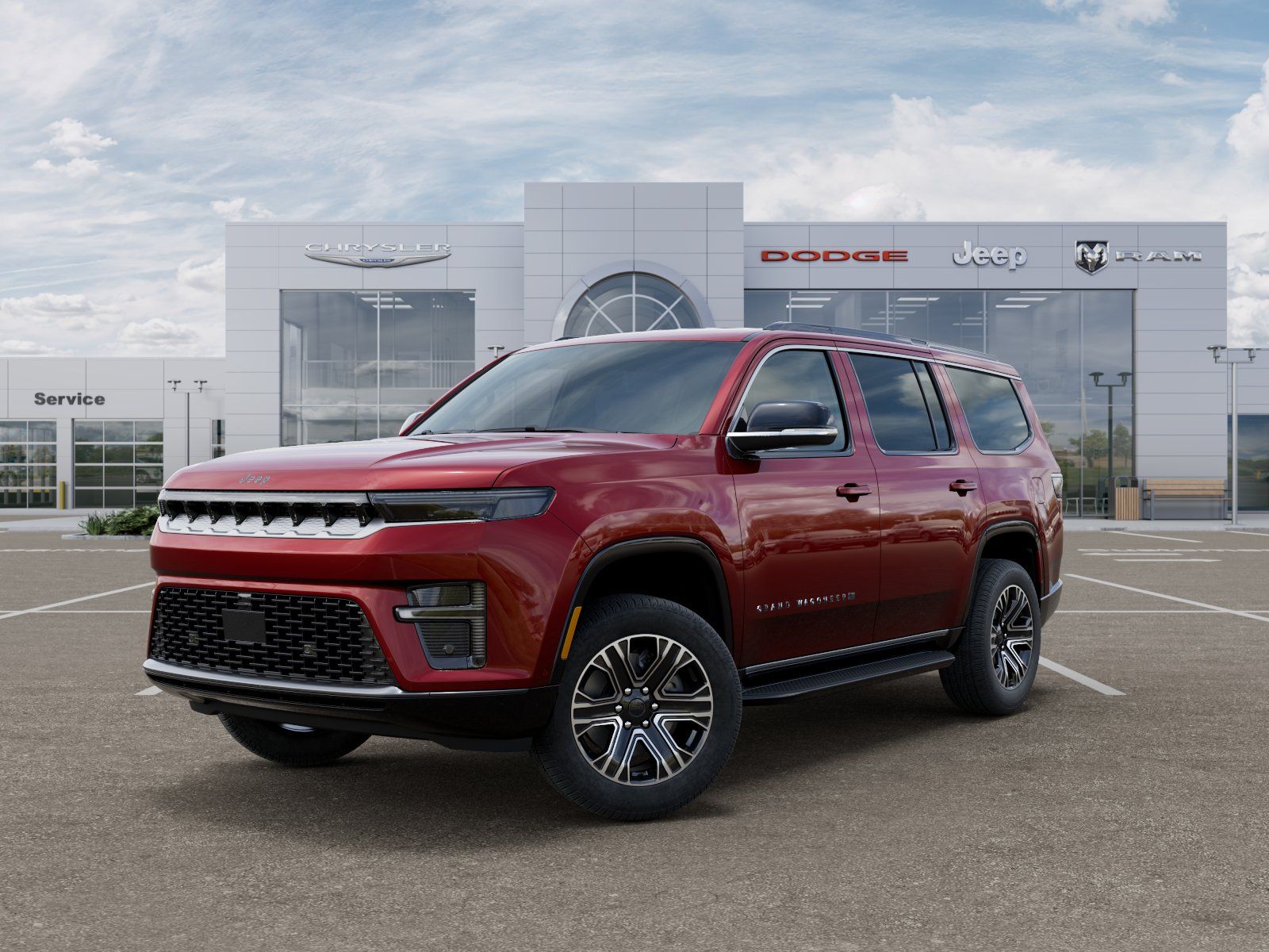 Photo view of 2026 Jeep Grand Wagoneer in Red
