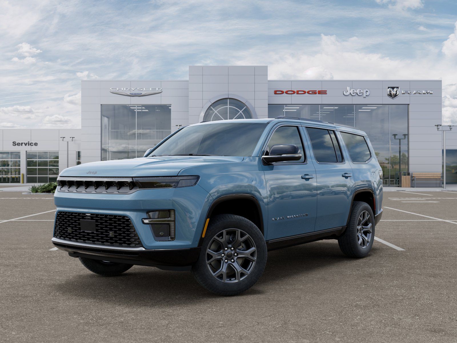 Photo view of 2026 Jeep Grand Wagoneer in Blue