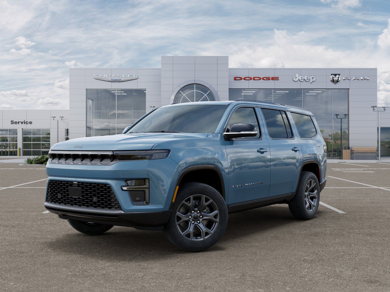 Photo view of 2026 Jeep Grand Wagoneer in Blue