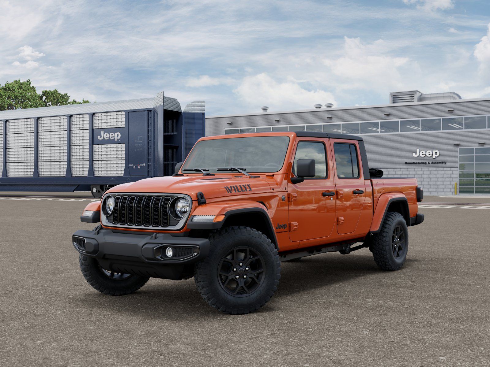 Photo view of 2026 Jeep Gladiator in Orange