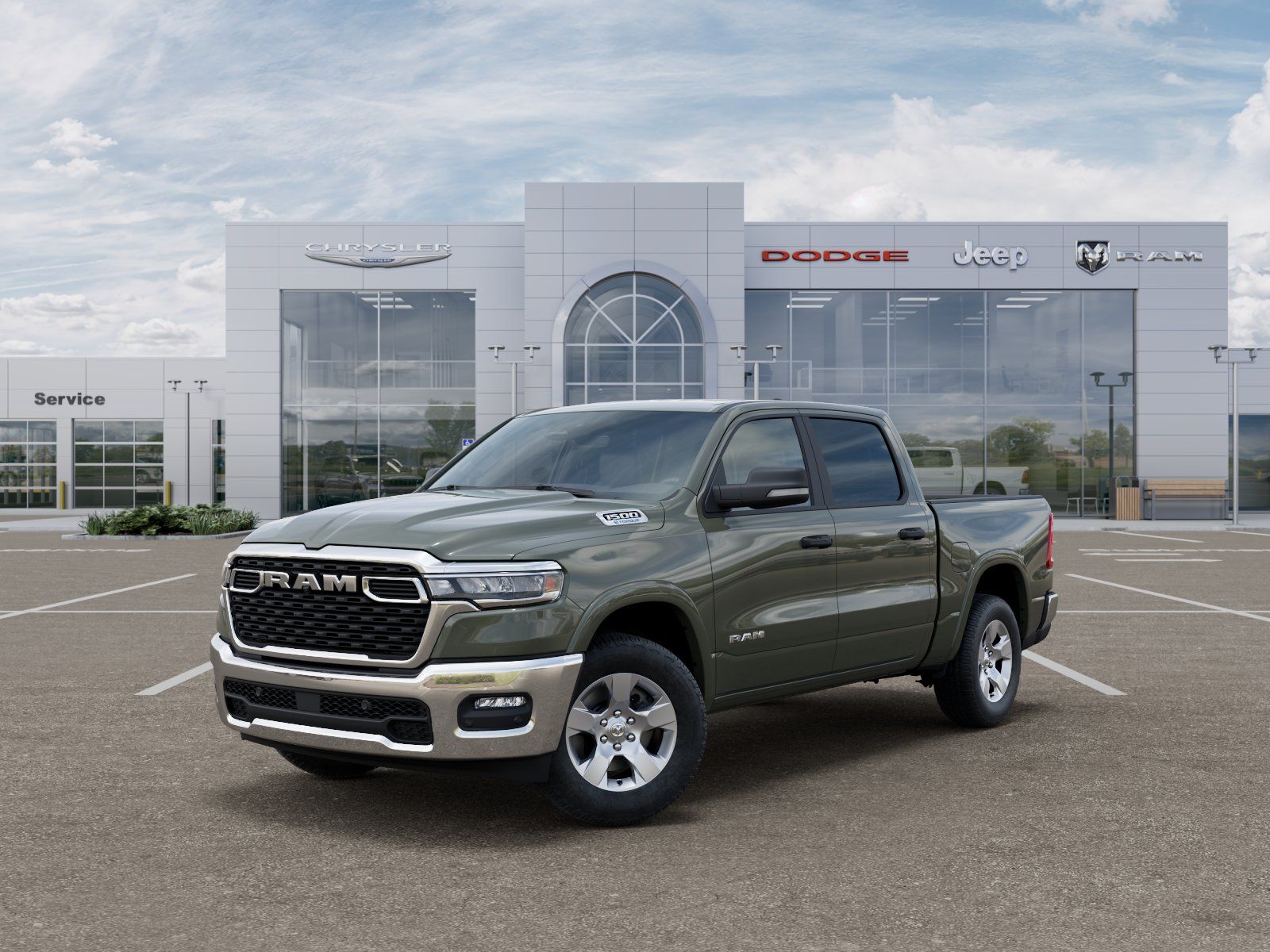 Photo view of 2026 Ram 1500 in Green