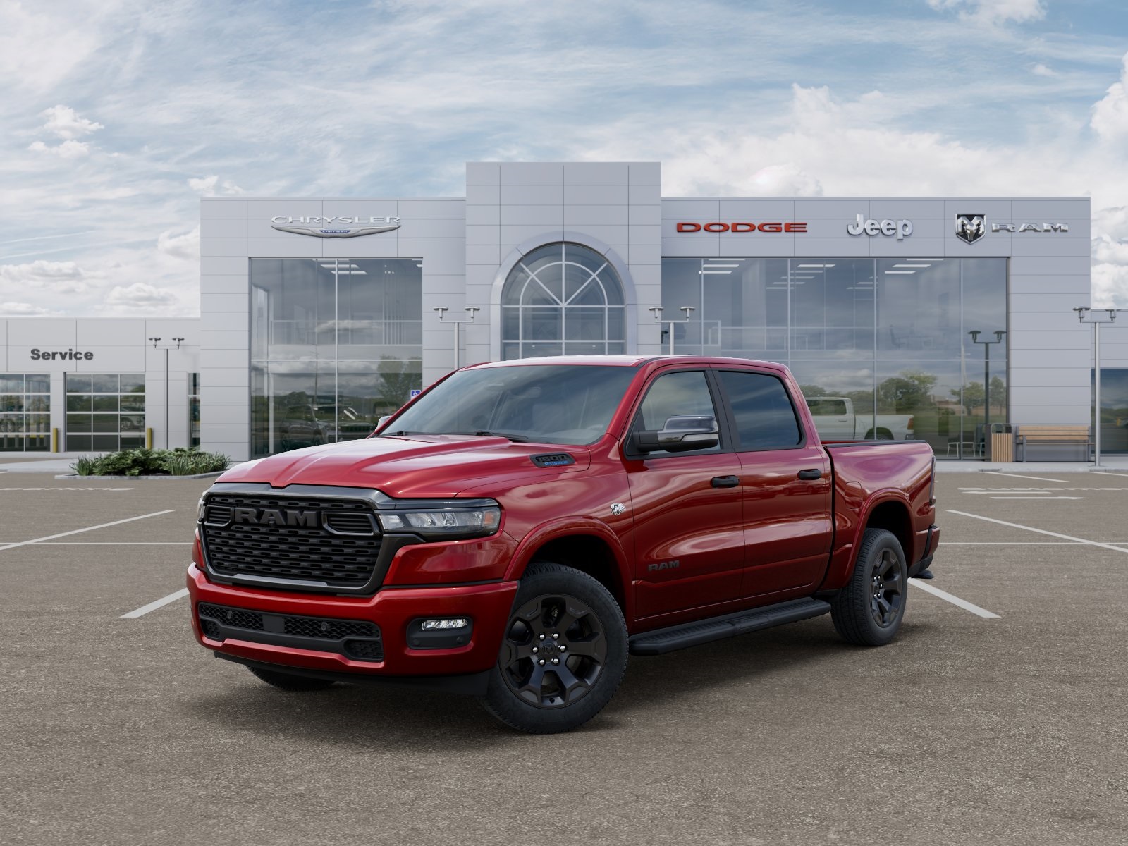 Photo view of 2026 Ram 1500 in Red