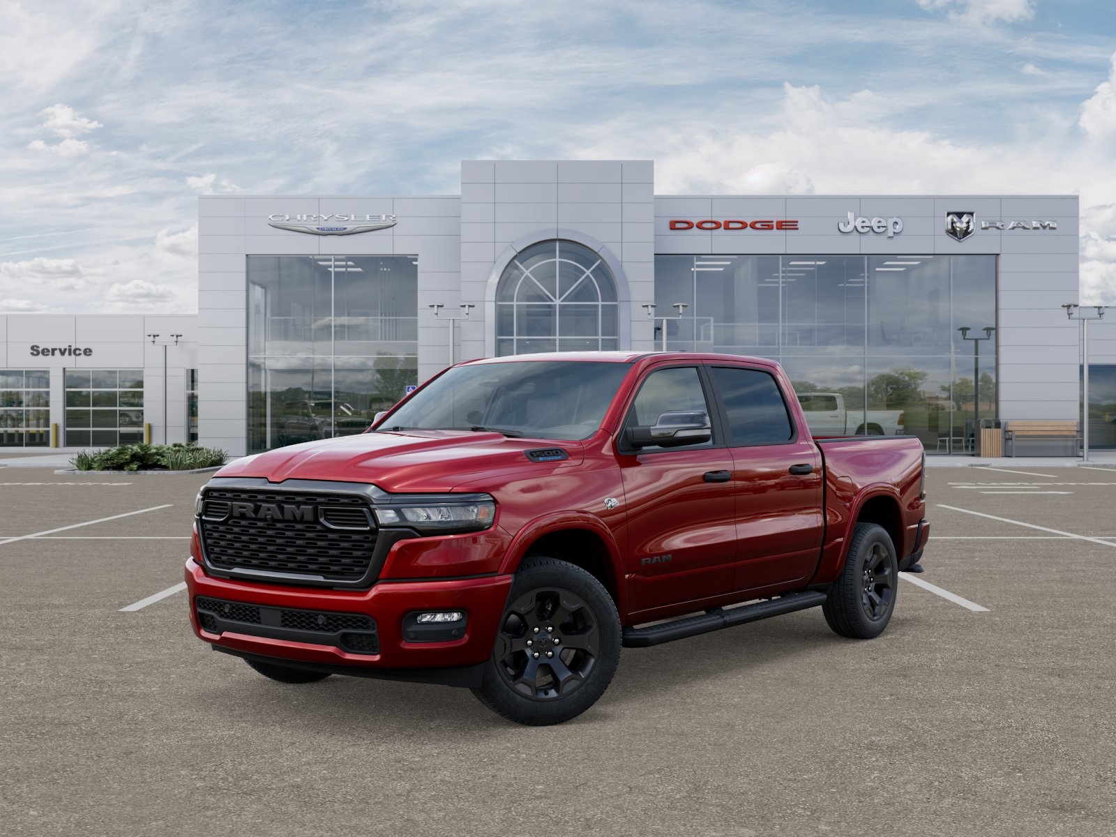 Photo view of 2026 Ram 1500 in Red