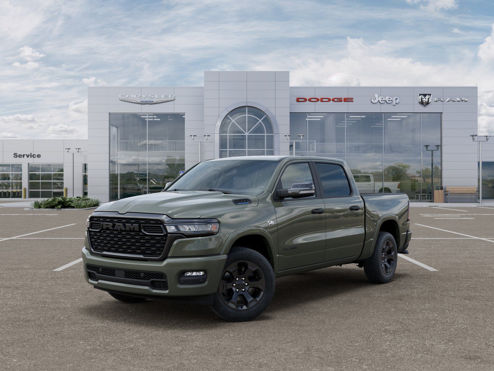Photo view of 2026 Ram 1500 in Green