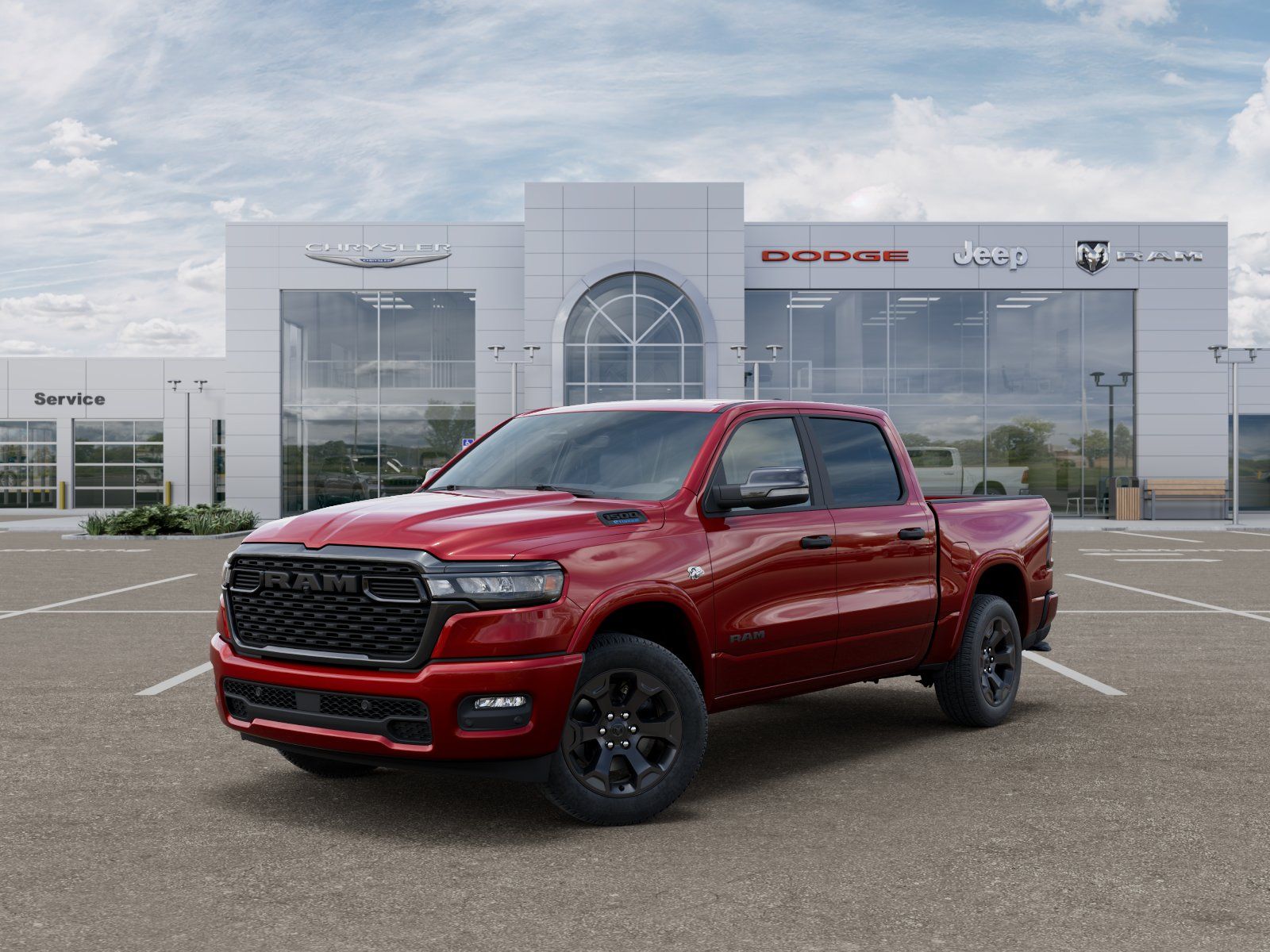 Photo view of 2026 Ram 1500 in Red