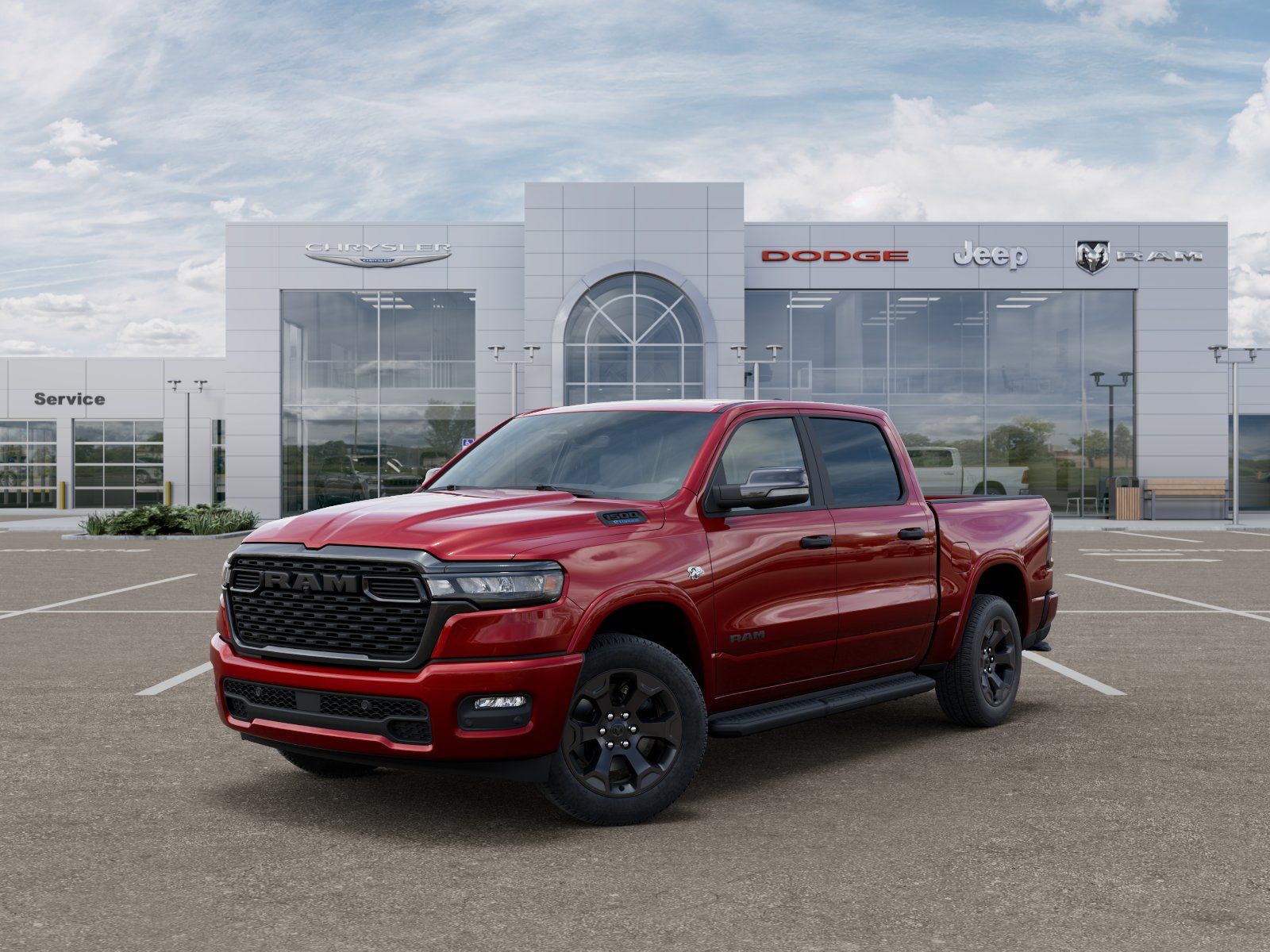 Photo view of 2026 Ram 1500 in Red