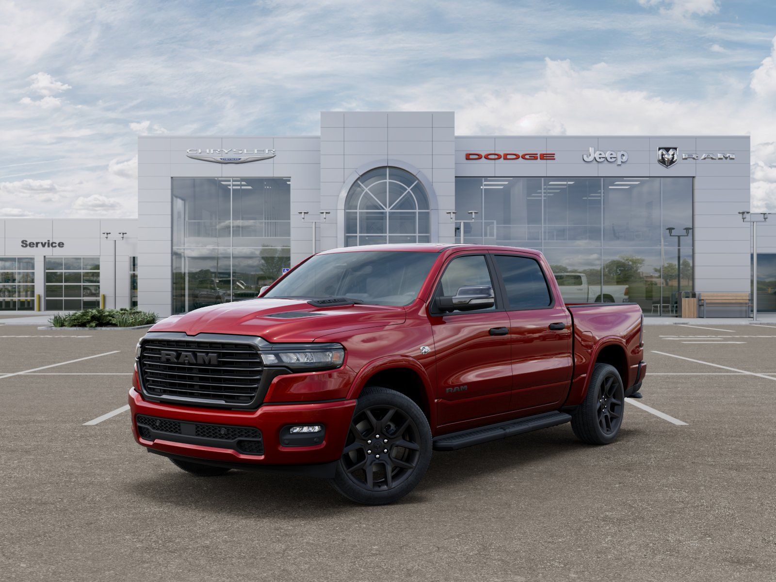 Photo view of 2026 Ram 1500 in Red