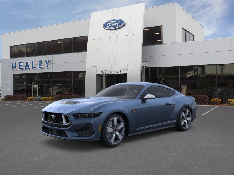 Photo view of 2025 Ford Mustang in Blue