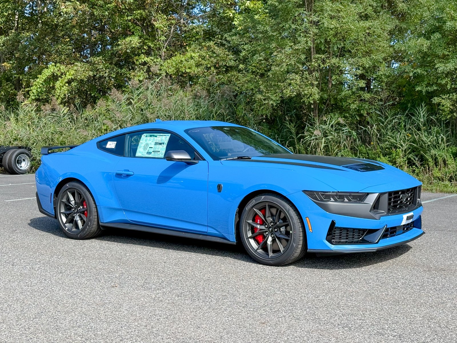 Photo view of 2025 Ford Mustang in Blue