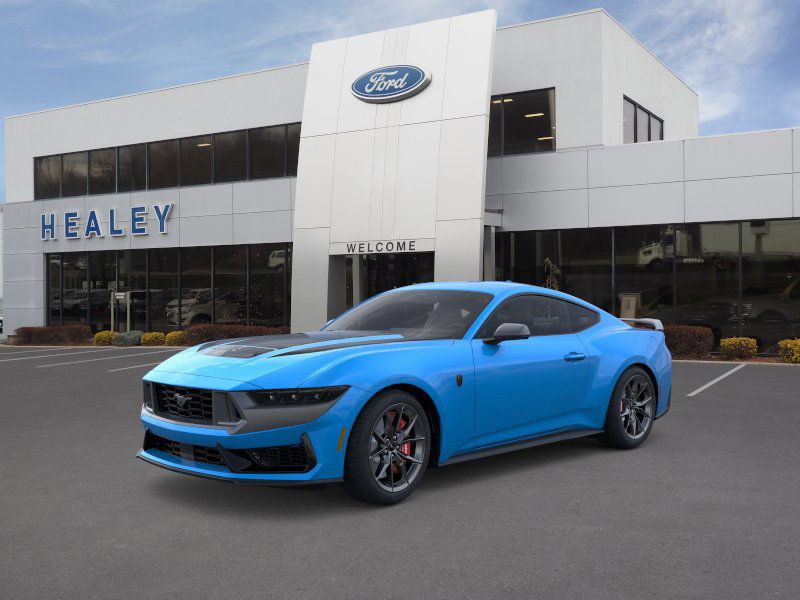 Photo view of 2025 Ford Mustang in Blue